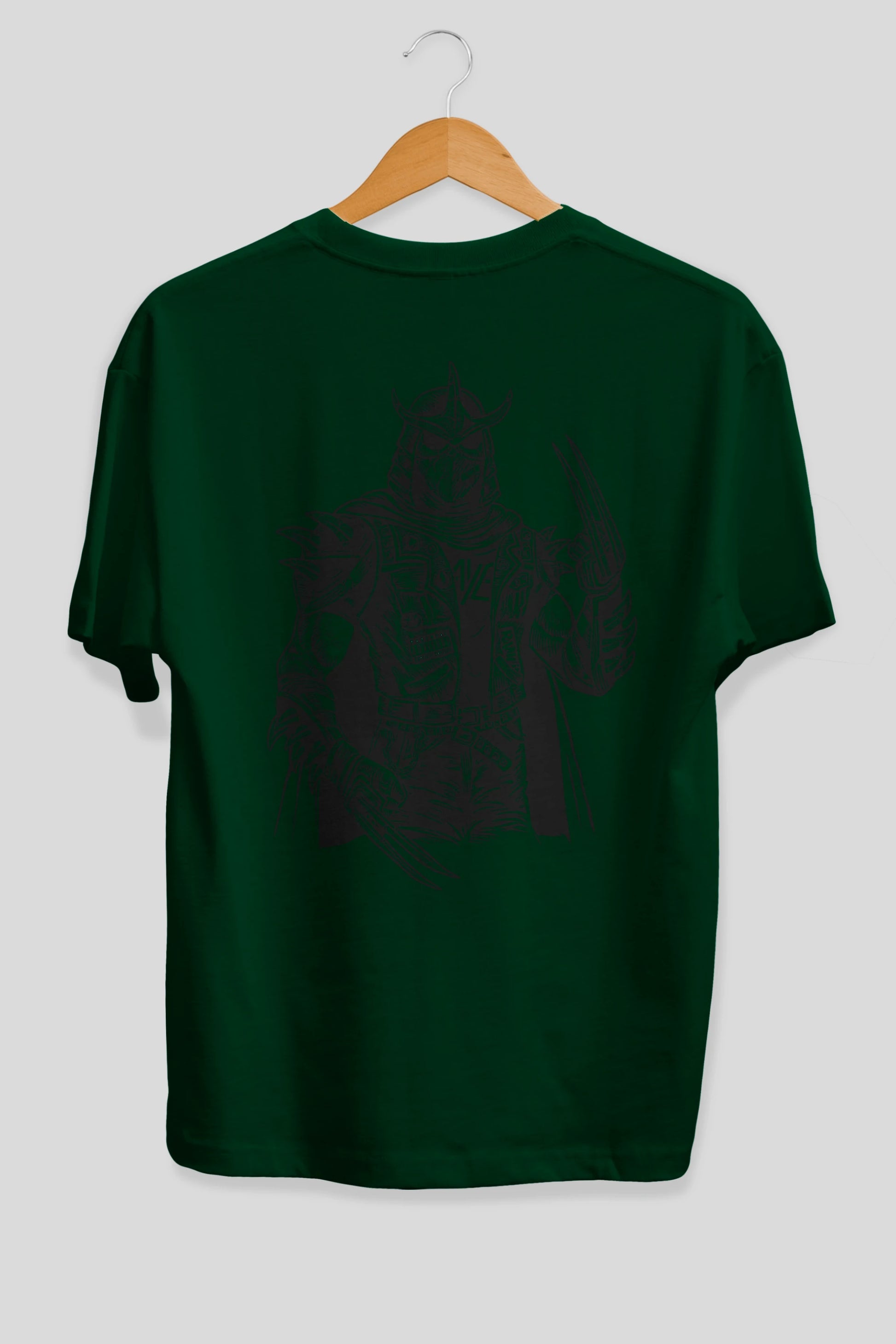 Shredder Punk Arka Baskılı Oversize t-shirt Erkek Kadın Unisex %100 Pamuk