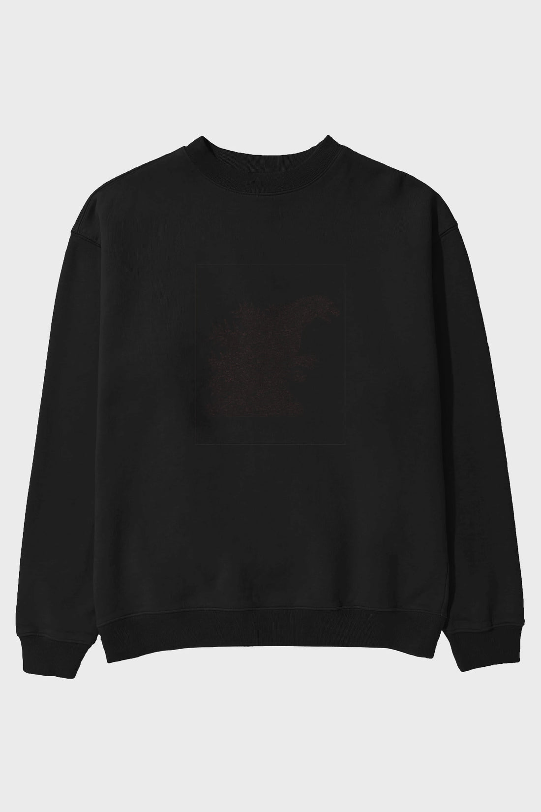 Godzilla Ön Baskılı Oversize Sweatshirt Erkek Kadın Unisex