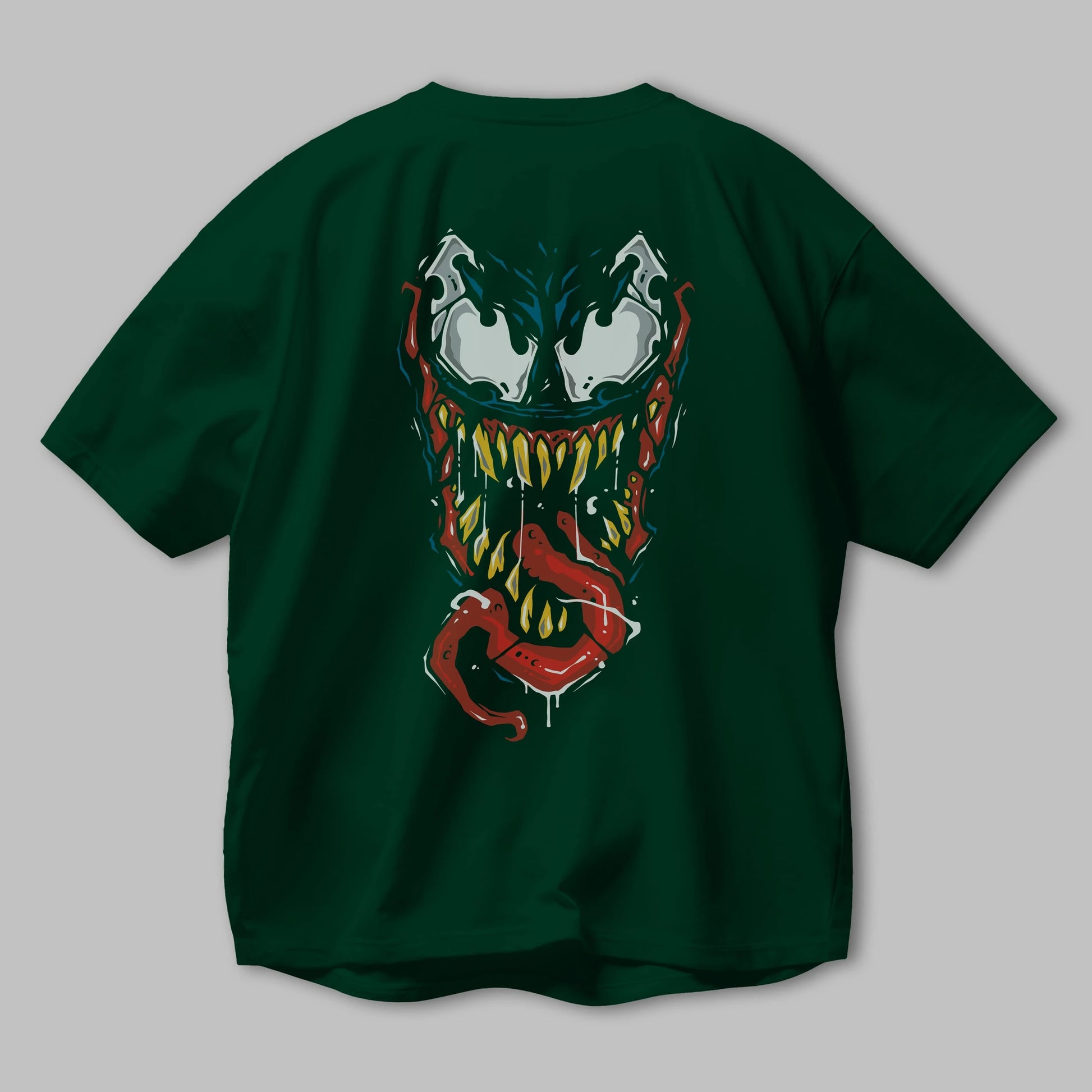 Venom (15) Arka Baskılı Oversize t-shirt Erkek Kadın Unisex %100 Pamuk Bisiklet Yaka tişort