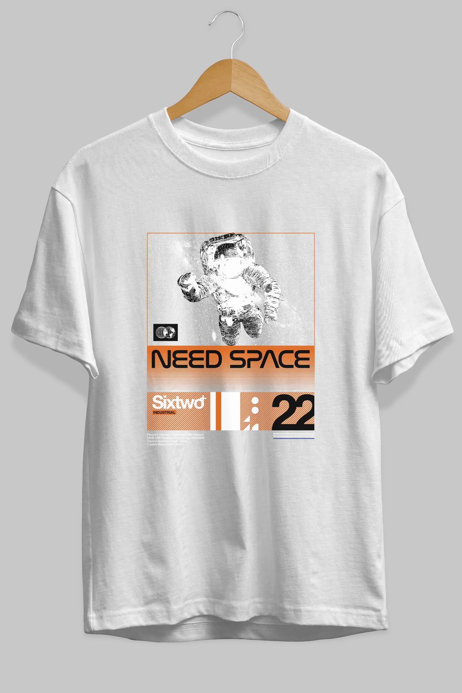 Need Space Ön Baskılı Oversize t-shirt Erkek Kadın Unisex