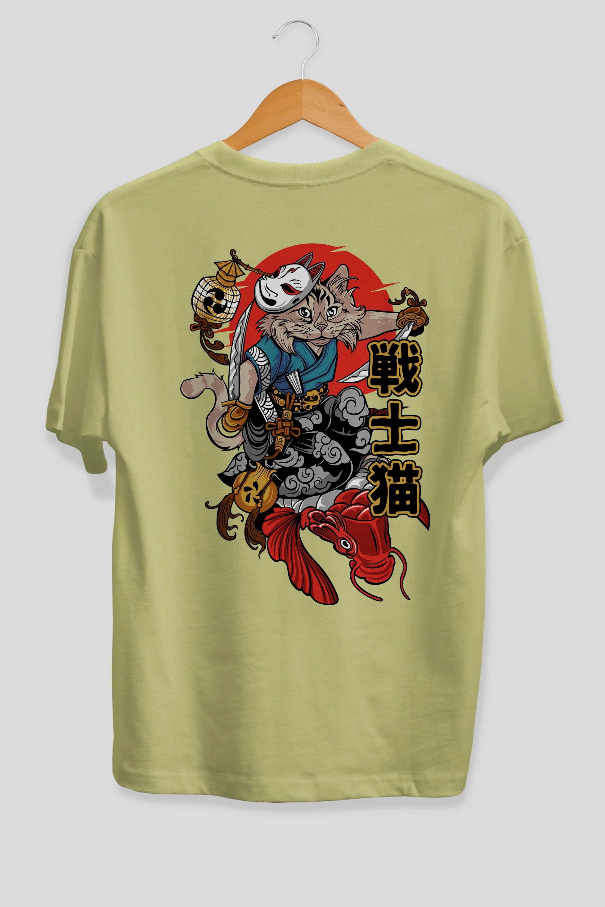 TRIBAL (2) Anime Arka Baskılı Oversize t-shirt Erkek Kadın Unisex