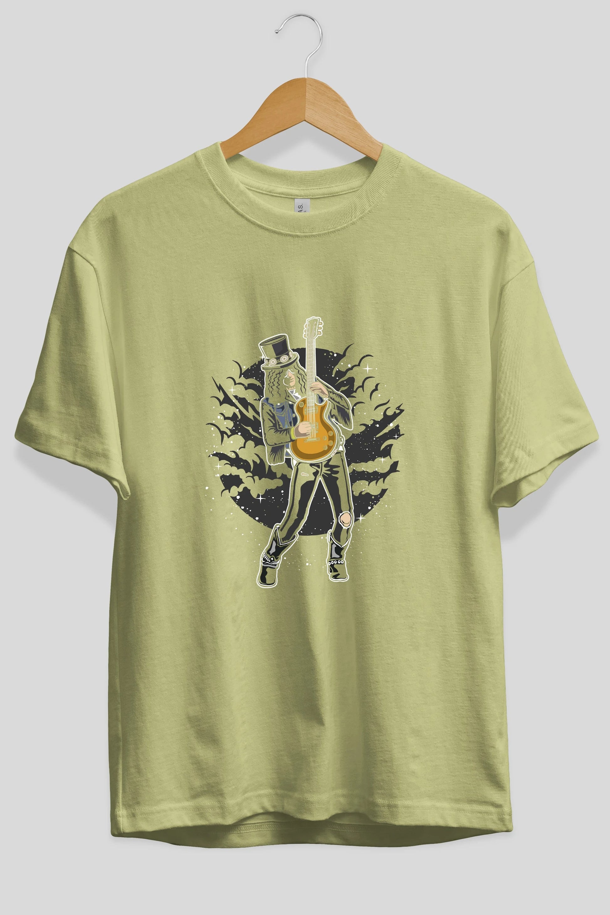 SLASH Ön Baskılı Oversize t-shirt Erkek Kadın Unisex %100 Pamuk tişort