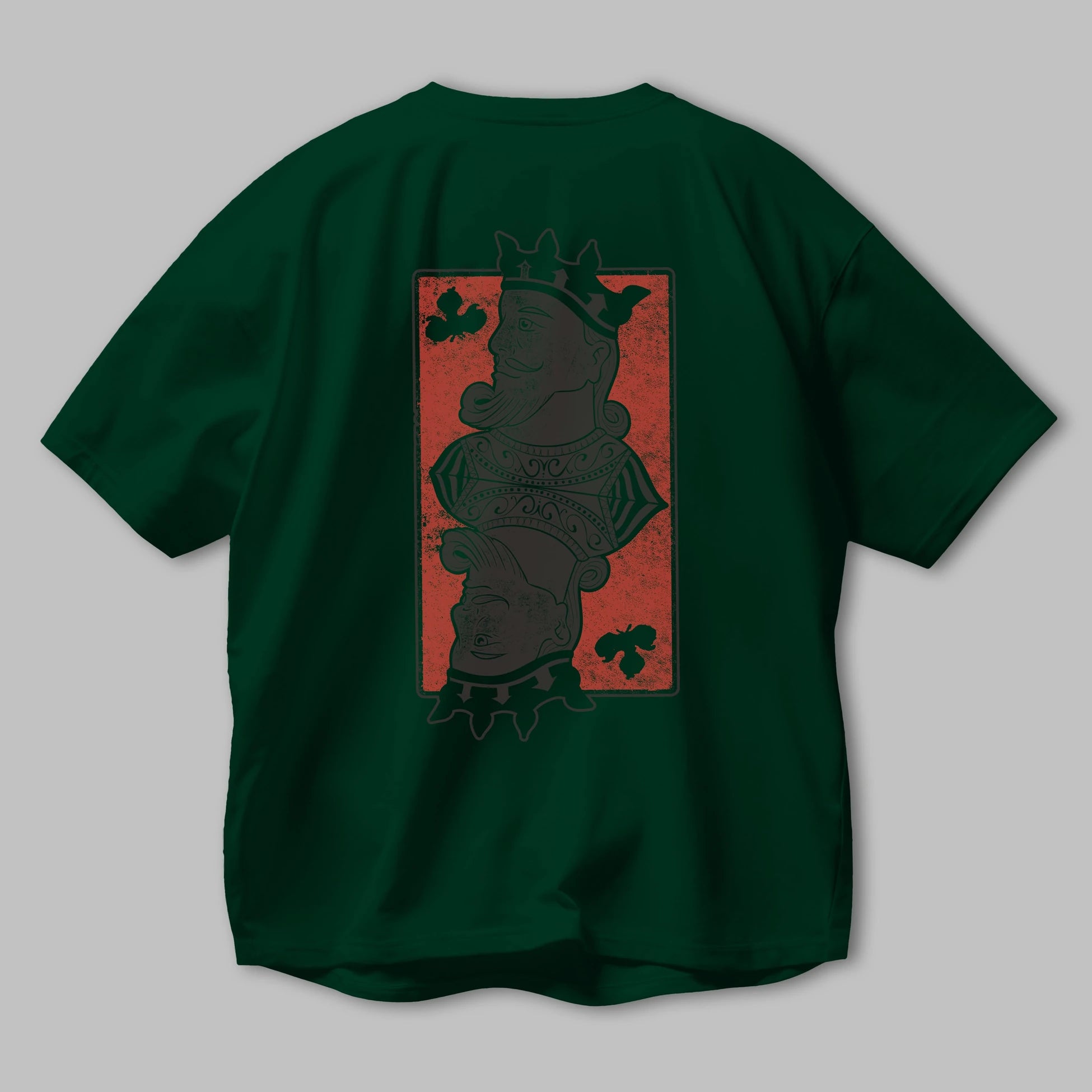 King Streetwear Arka Baskılı Oversize t-shirt Erkek Kadın Unisex