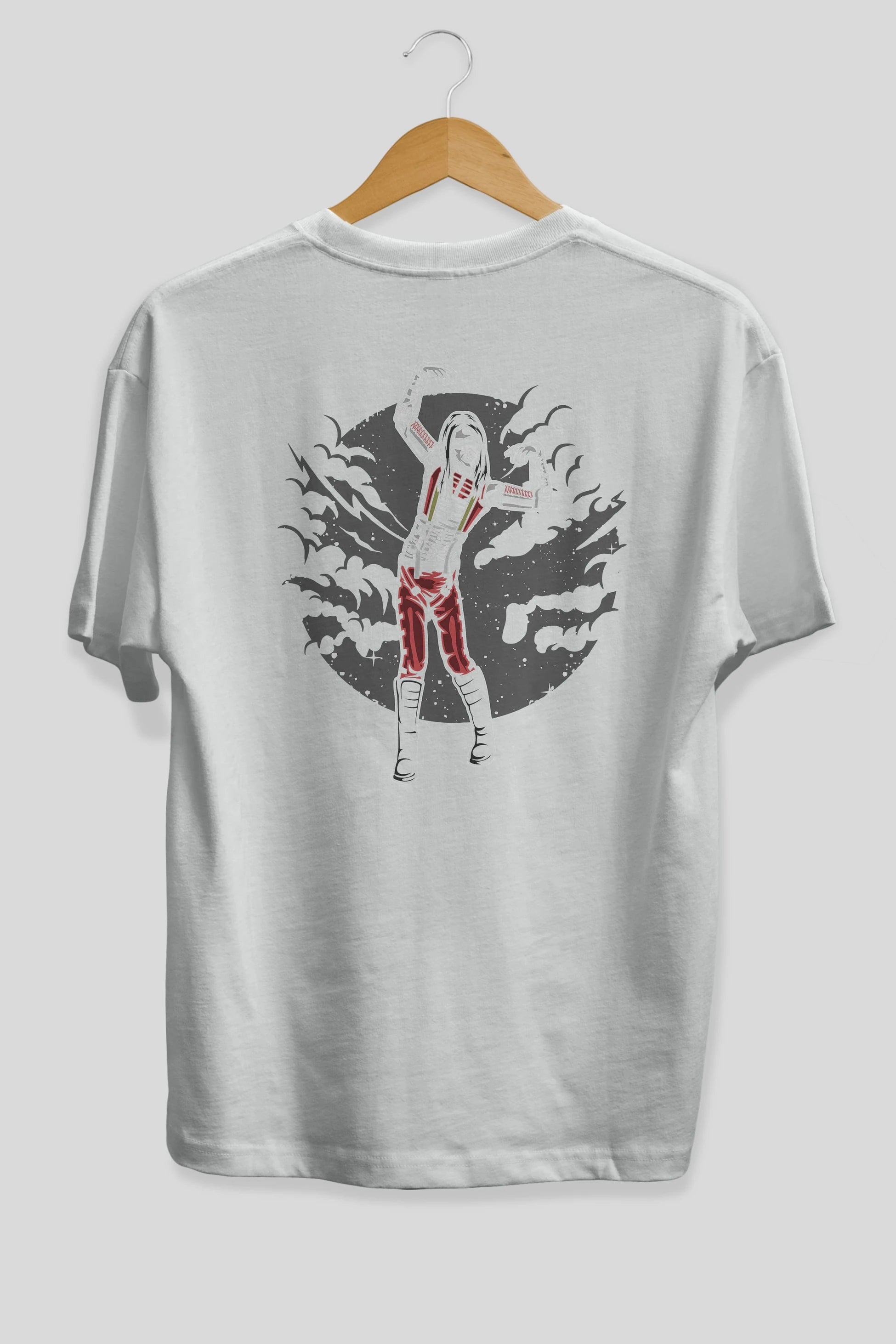 Marilyn Manson Arka Baskılı Oversize t-shirt Erkek Kadın Unisex %100 Pamuk