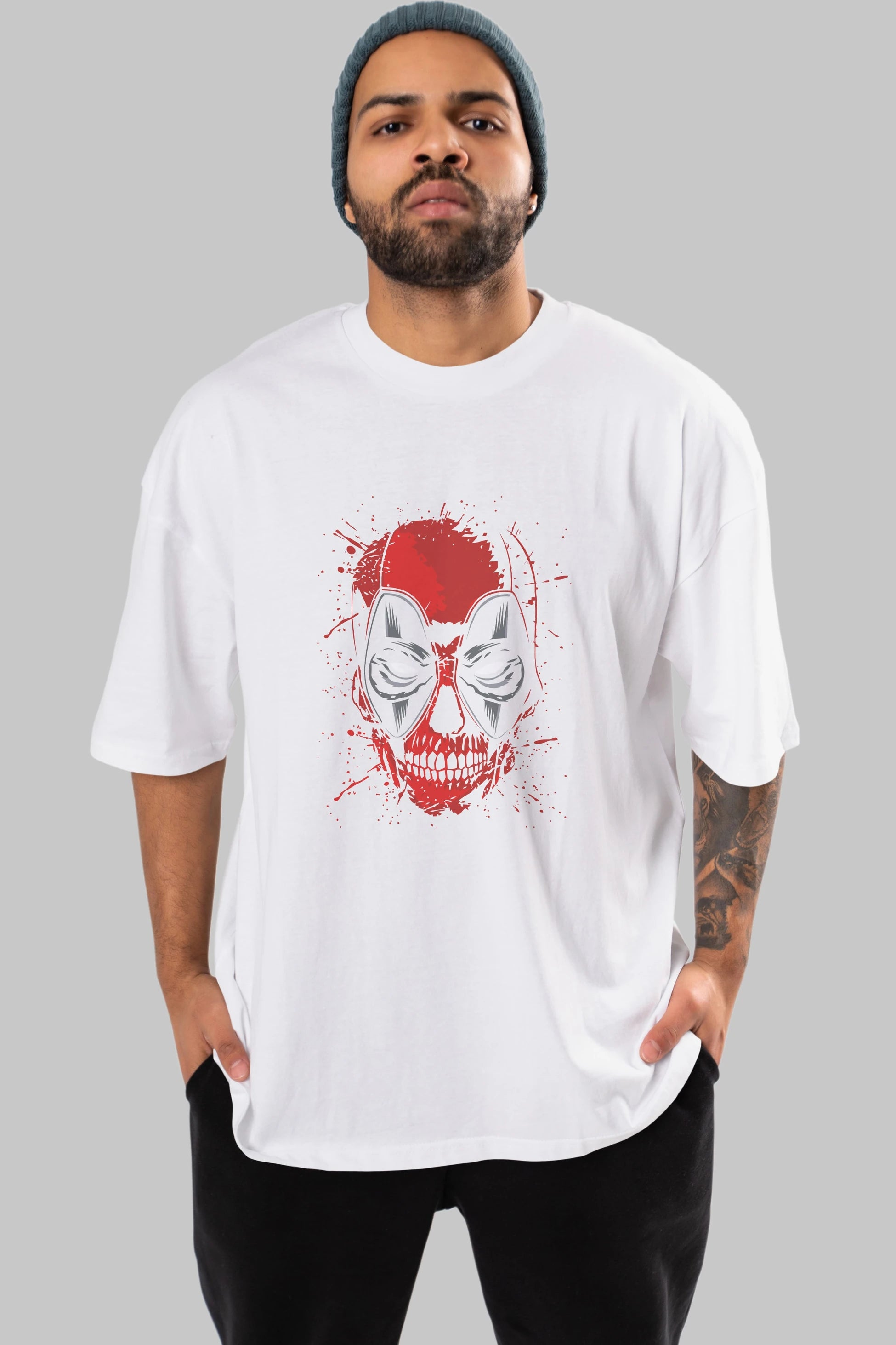 Deadpool (3) Ön Baskılı Oversize t-shirt Erkek Kadın Unisex %100 Pamuk Bisiklet Yaka tişort