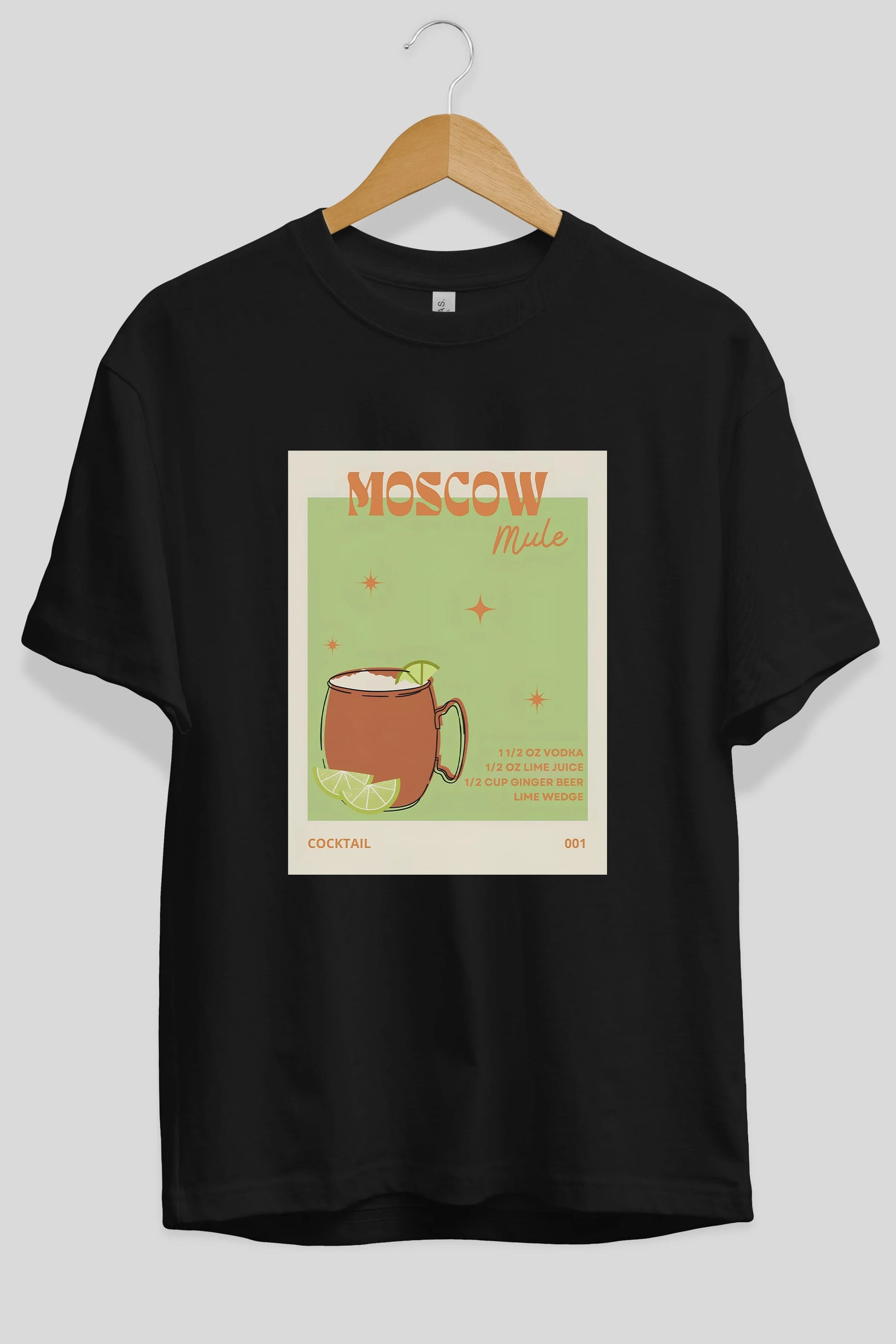 Moscow Mule 2 Ön Baskılı Oversize t-shirt Erkek Kadın Unisex %100 Pamuk Bisiklet Yaka tişort