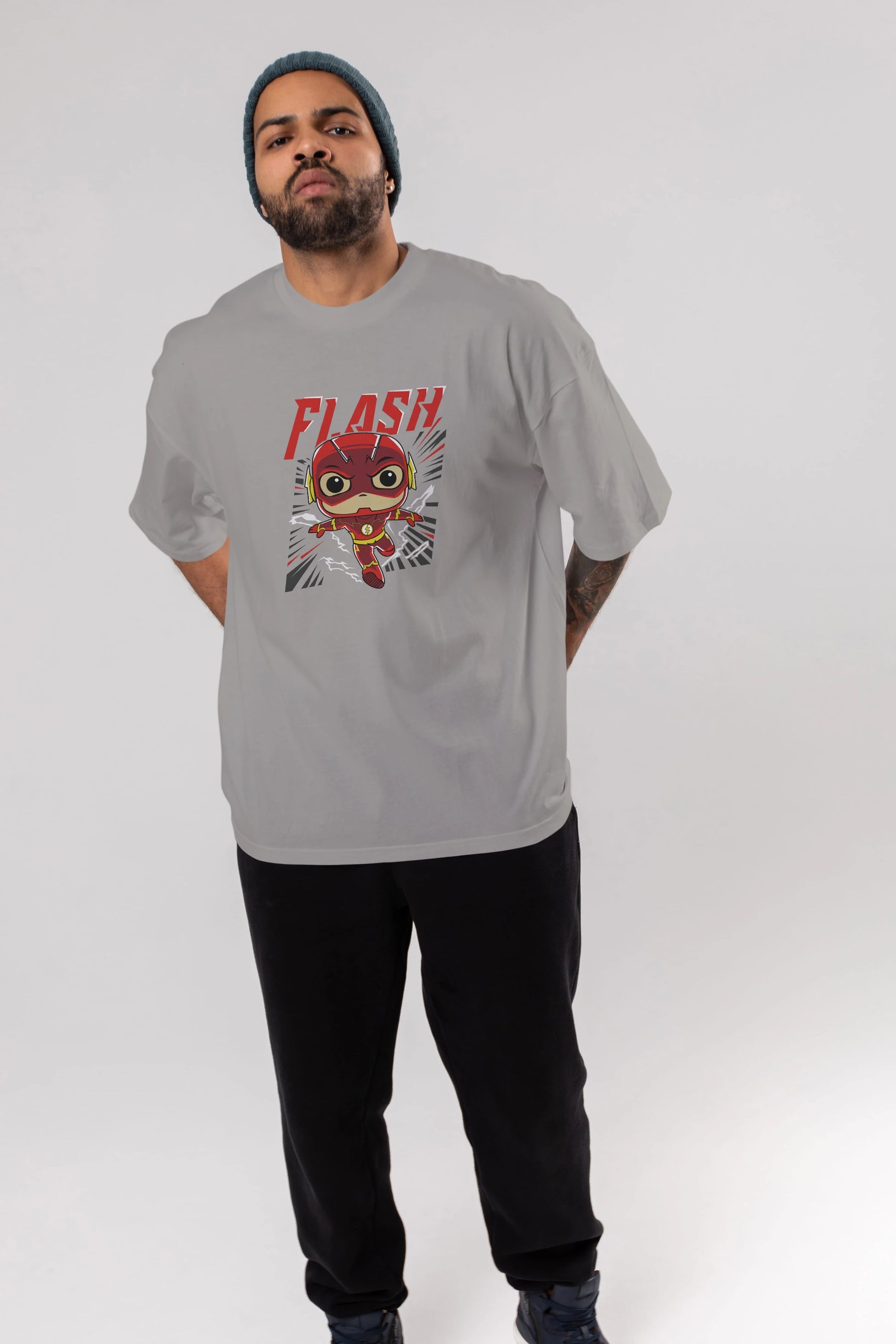 Flash Avengers (4) Ön Baskılı Oversize t-shirt Erkek Kadın Unisex %100 Pamuk Bisiklet Yaka tişort