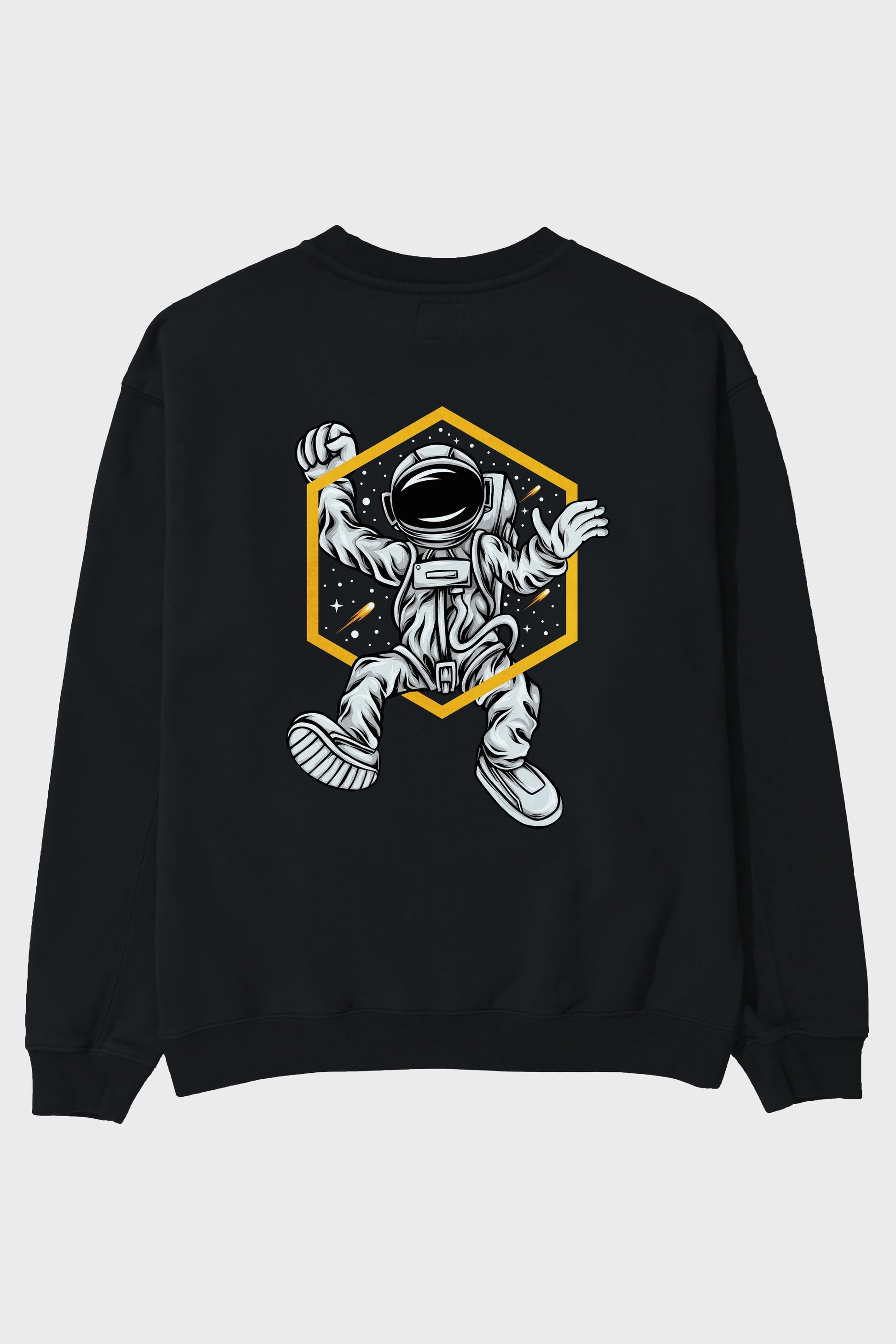 Astrofun Arka Baskılı Oversize Sweatshirt Erkek Kadın Unisex