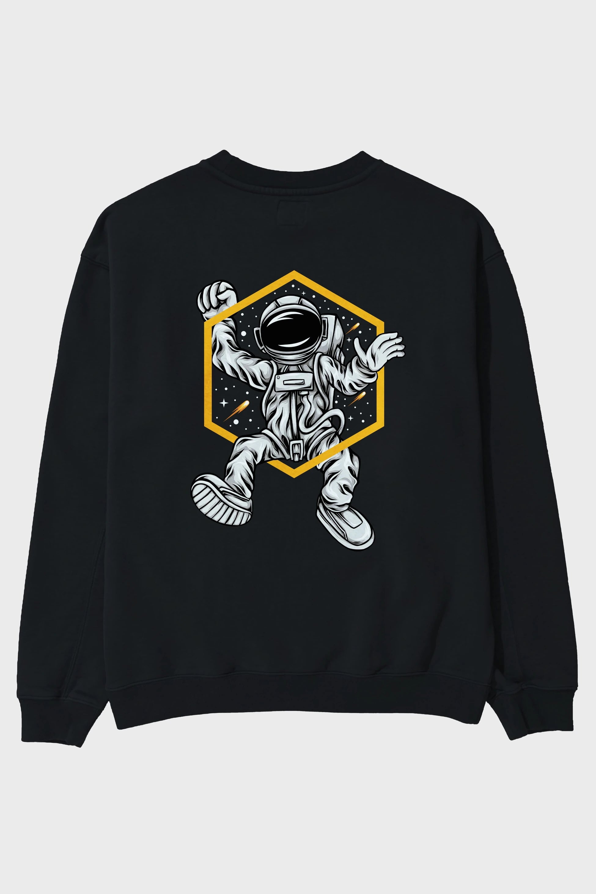 Astrofun Arka Baskılı Oversize Sweatshirt Erkek Kadın Unisex