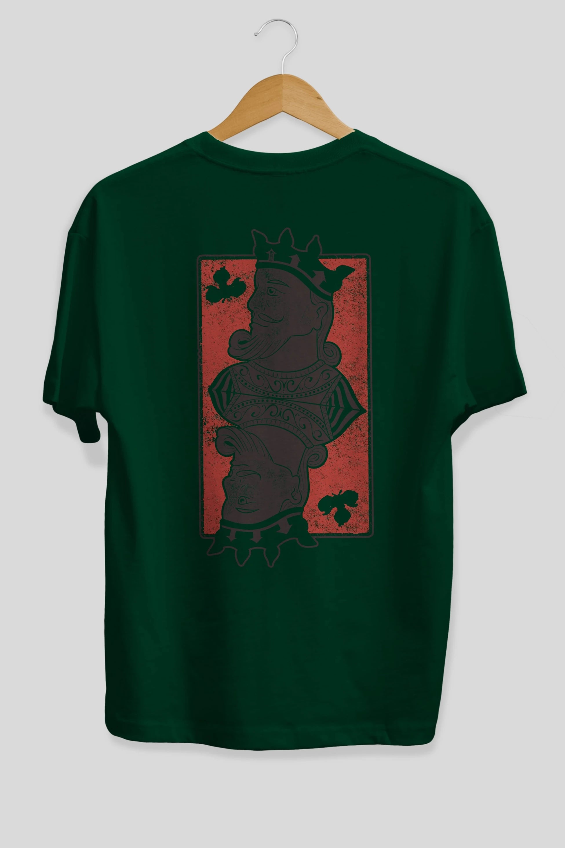 King Streetwear Arka Baskılı Oversize t-shirt Erkek Kadın Unisex