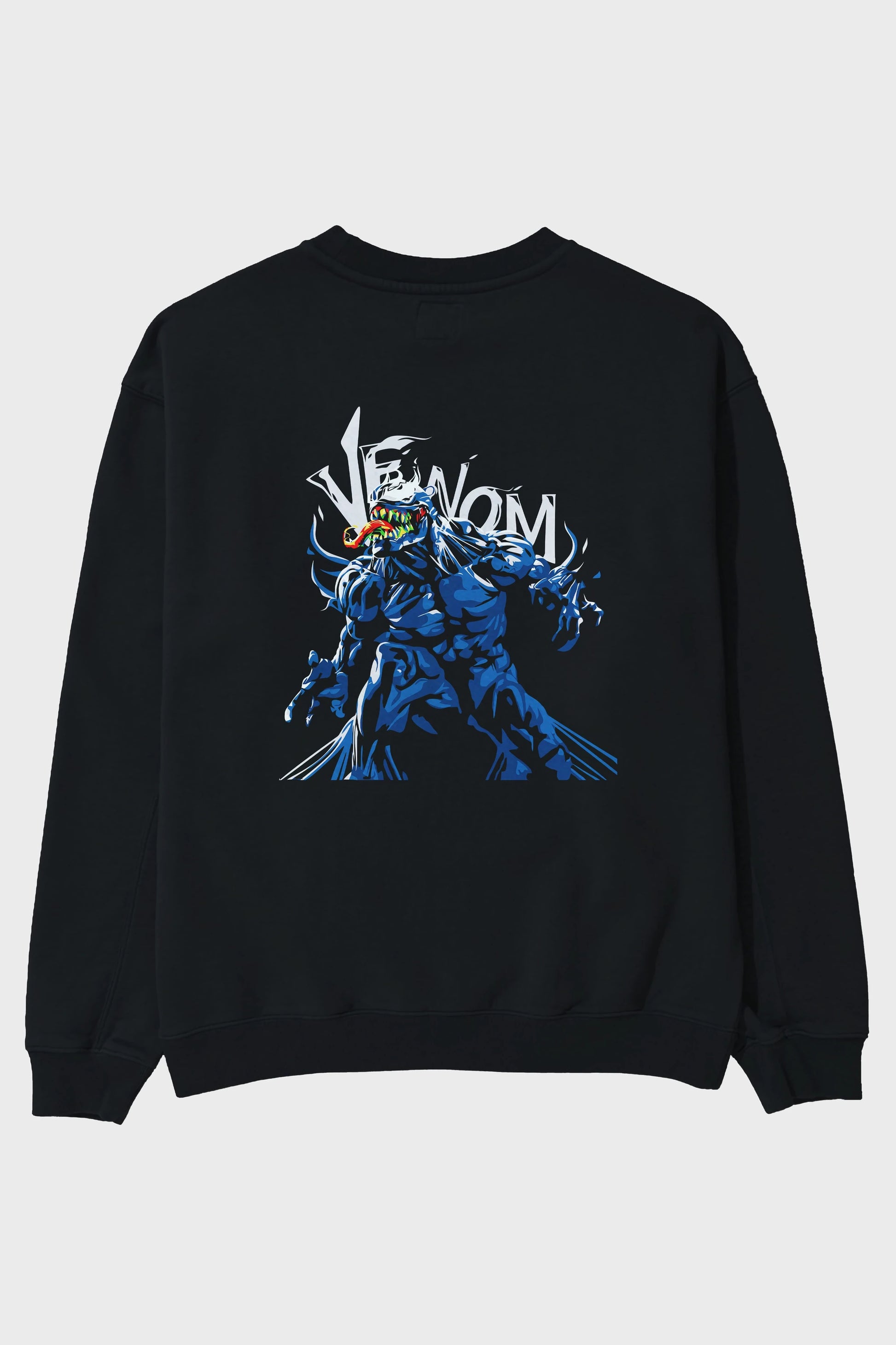 Venom (8) Arka Baskılı Oversize Sweatshirt Erkek Kadın Unisex