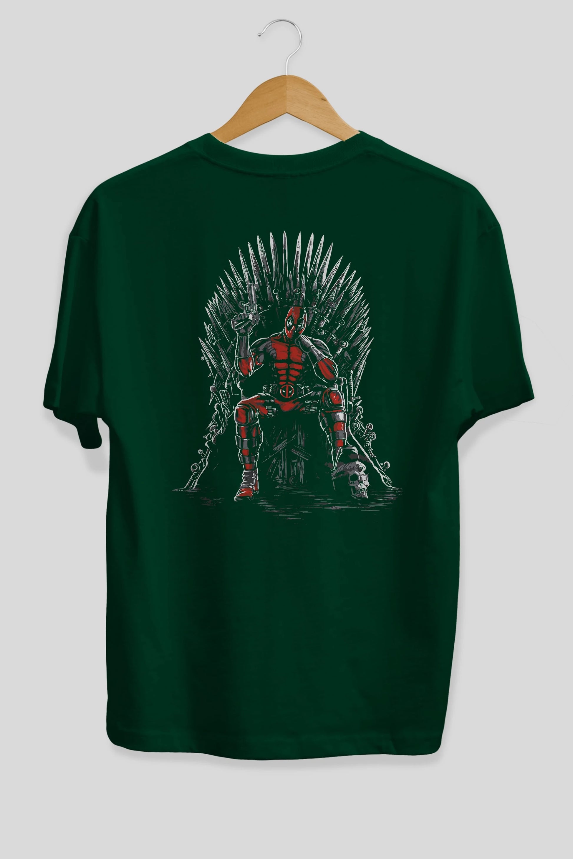 Deadpool (6) Arka Baskılı Oversize t-shirt Erkek Kadın Unisex %100 Pamuk Bisiklet Yaka tişort
