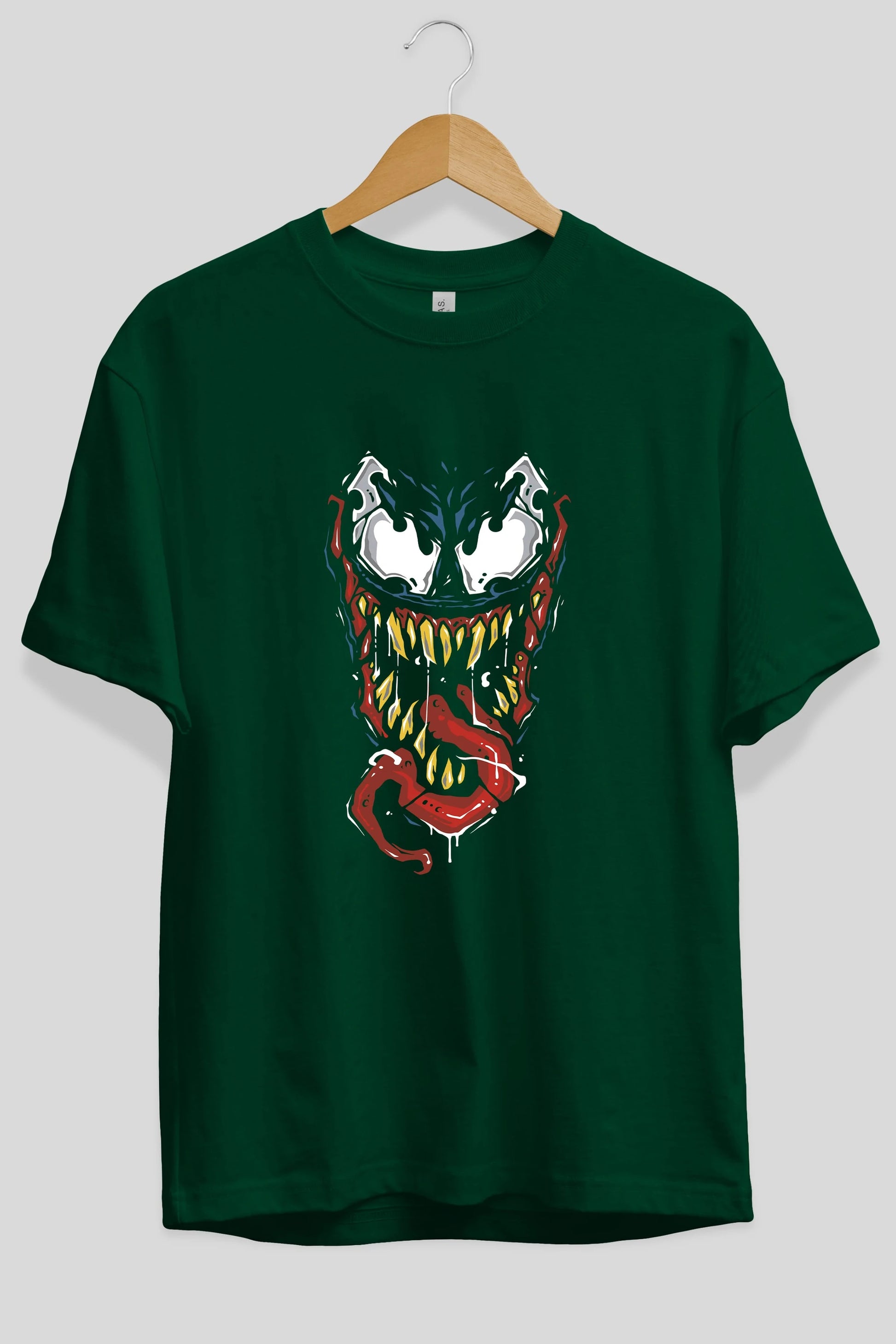 Venom (15) Ön Baskılı Oversize t-shirt Erkek Kadın Unisex %100 Pamuk Bisiklet Yaka tişort