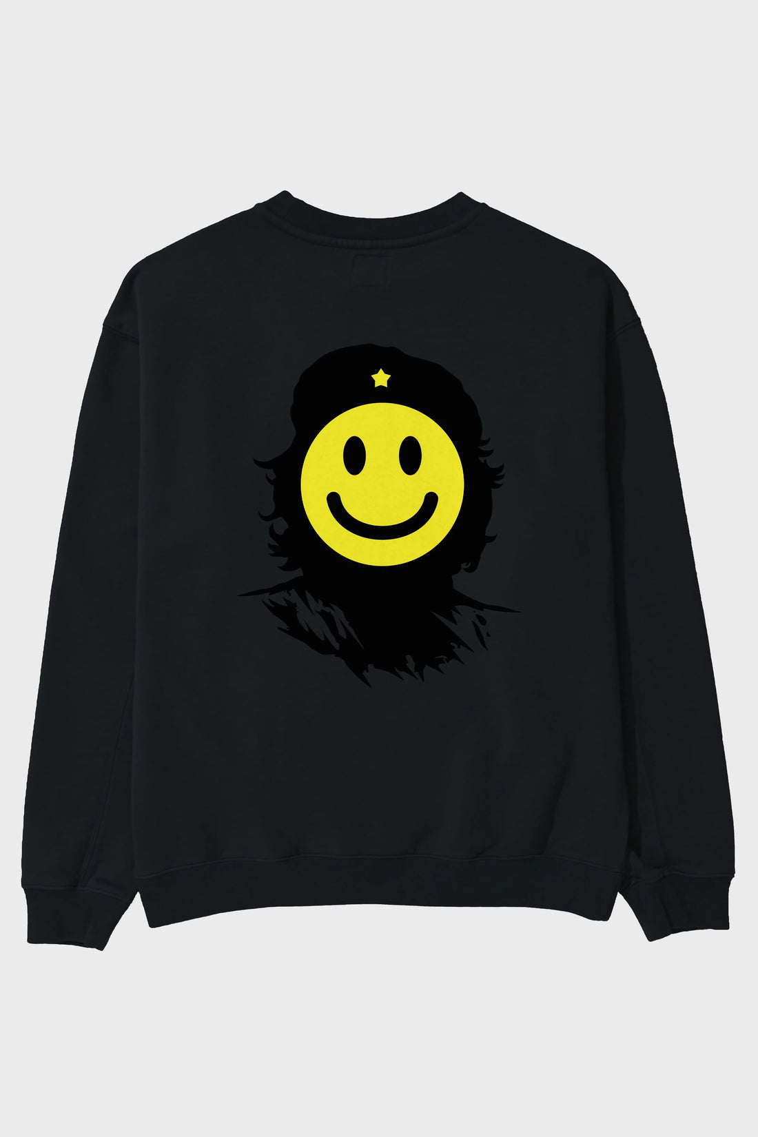 Che Smile Arka Baskılı Oversize Sweatshirt Erkek Kadın Unisex