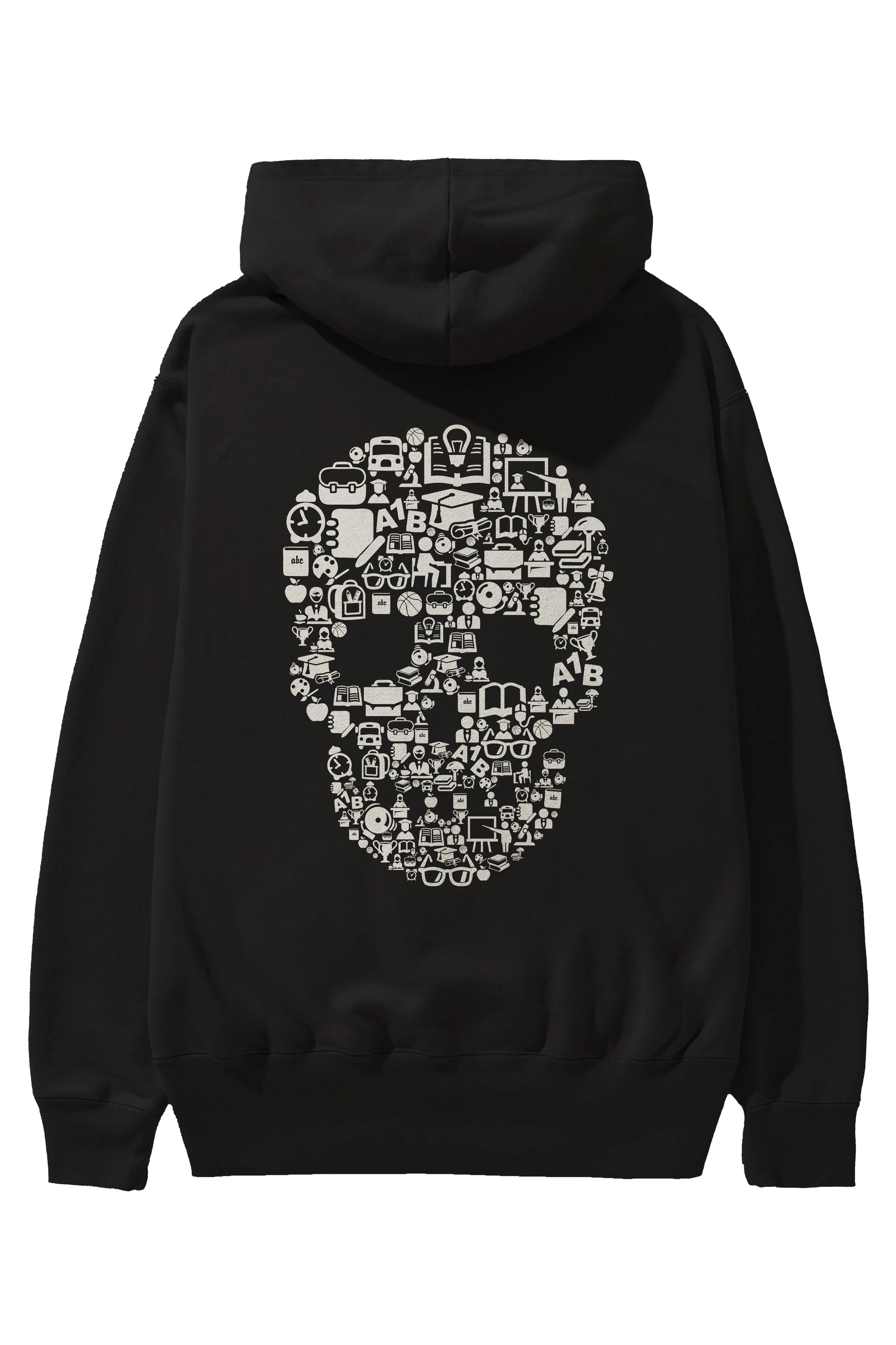 Dead  School Arka Baskılı Hoodie Oversize Kapüşonlu Sweatshirt Erkek Kadın Unisex
