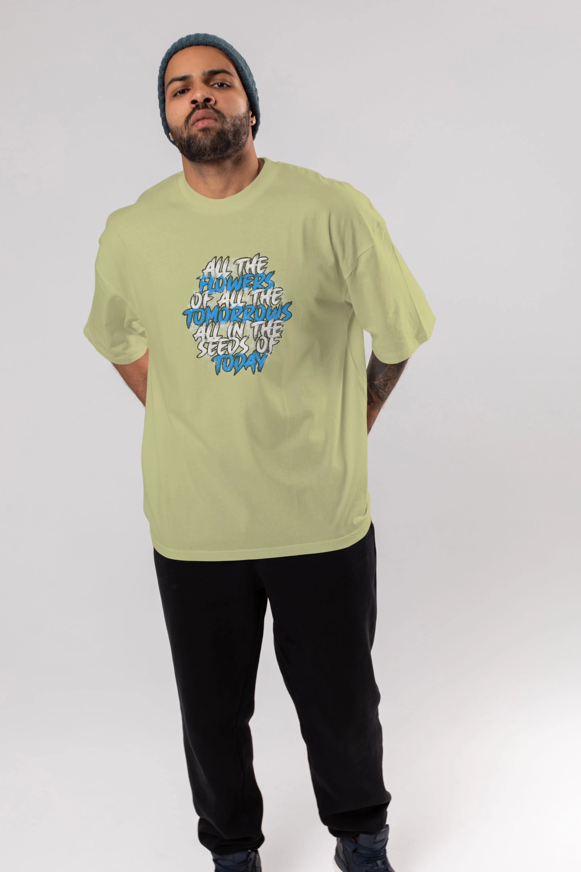 All The Flowers Of All The Tomorrows Ön Baskılı Oversize t-shirt Erkek Kadın Unisex