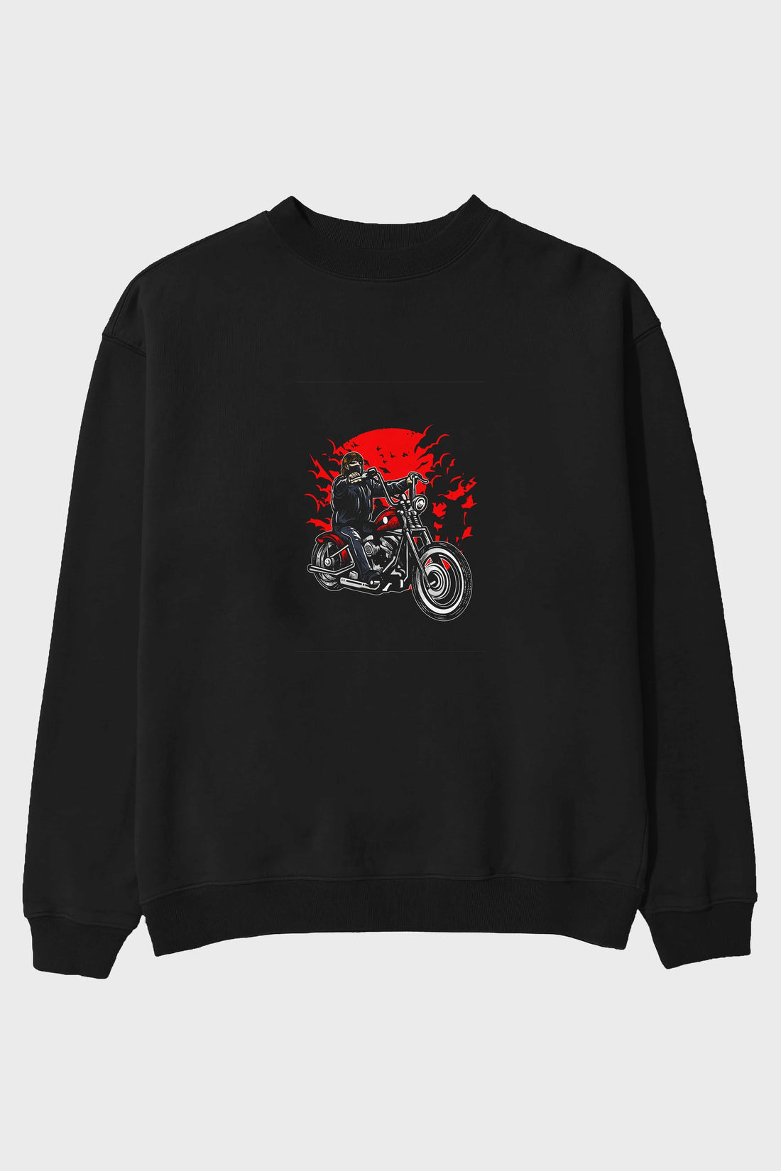 Zombie Slayer Ön Baskılı Oversize Sweatshirt Erkek Kadın Unisex