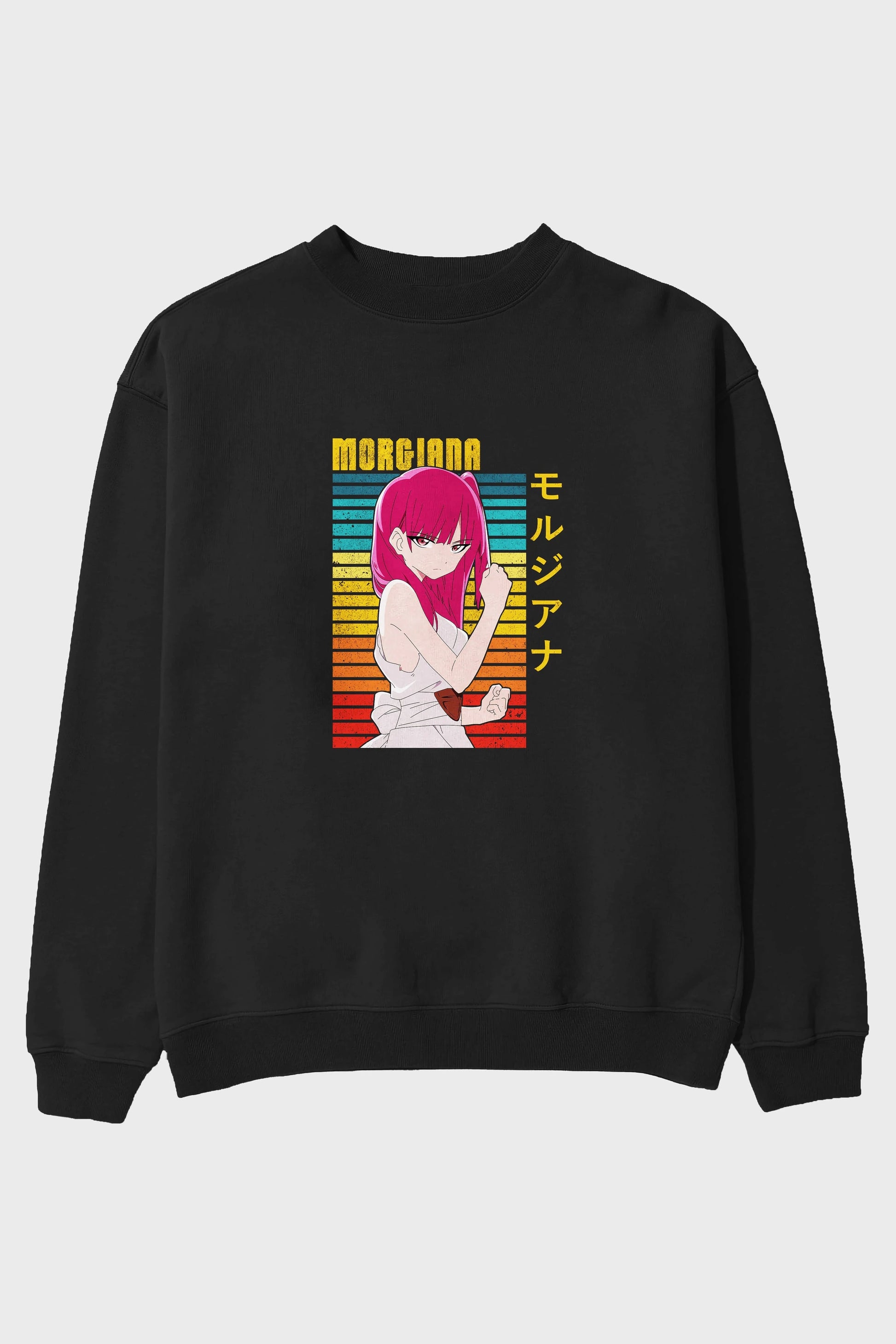 Morgiana 3 Anime Ön Baskılı Oversize Sweatshirt Erkek Kadın Unisex