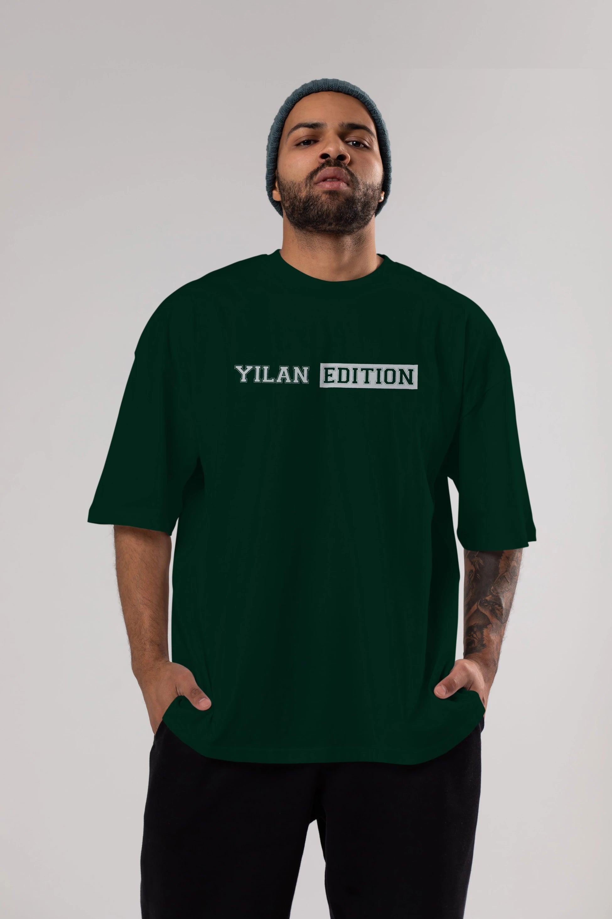 Yılan Edition Ön Baskılı Oversize t-shirt %100 pamuk Erkek Kadın Unisex