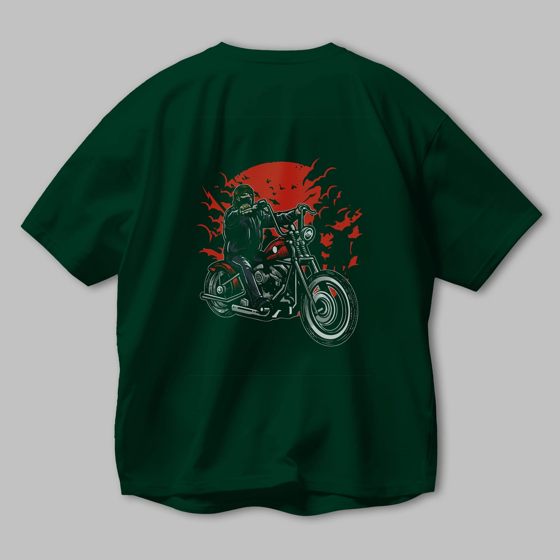 Zombie Slayer Arka Baskılı Oversize t-shirt Erkek Kadın Unisex %100 Pamuk