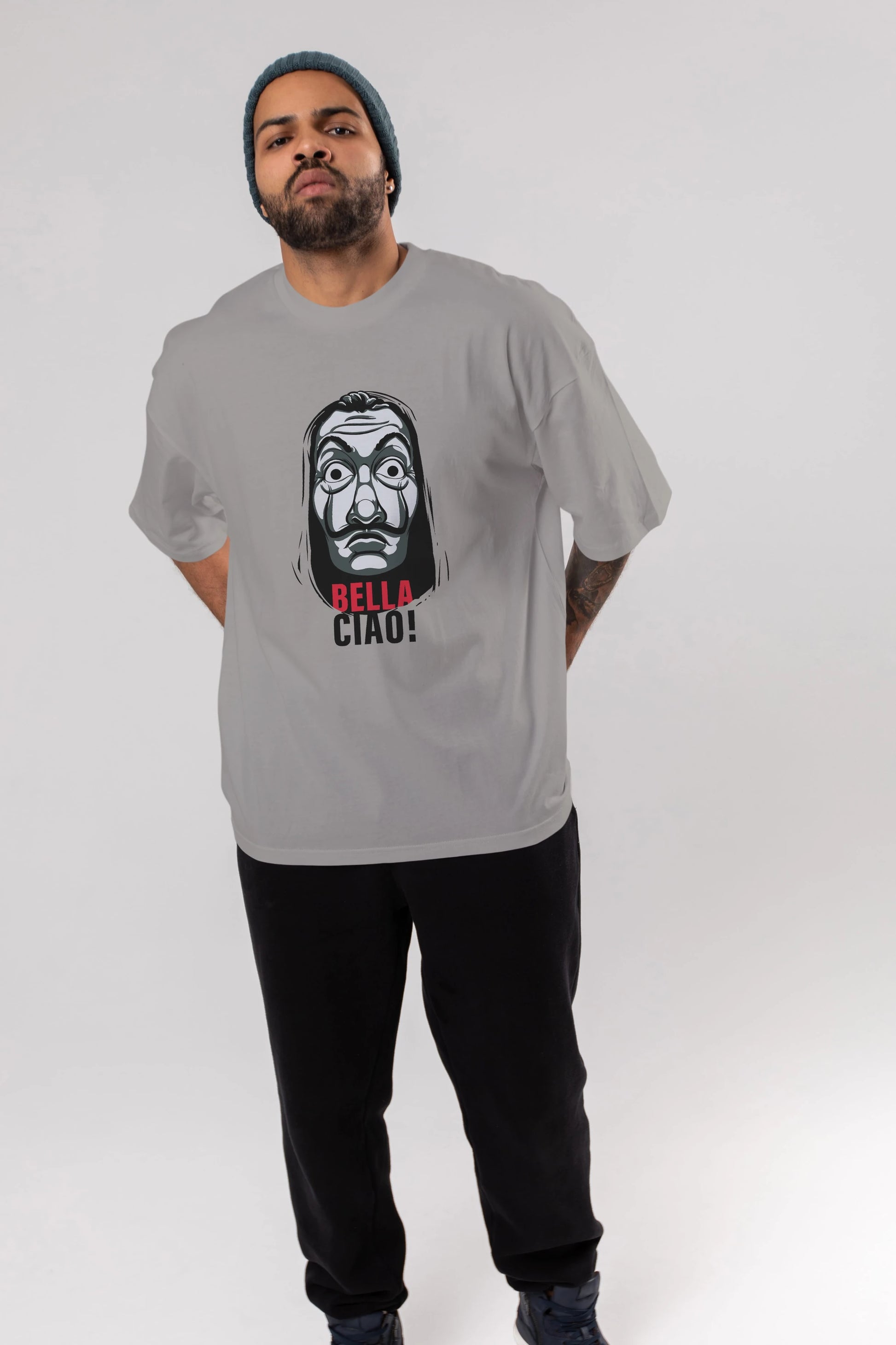 La Casa De Papel (12) Ön Baskılı Oversize t-shirt Erkek Kadın Unisex %100 Pamuk Bisiklet Yaka tişort