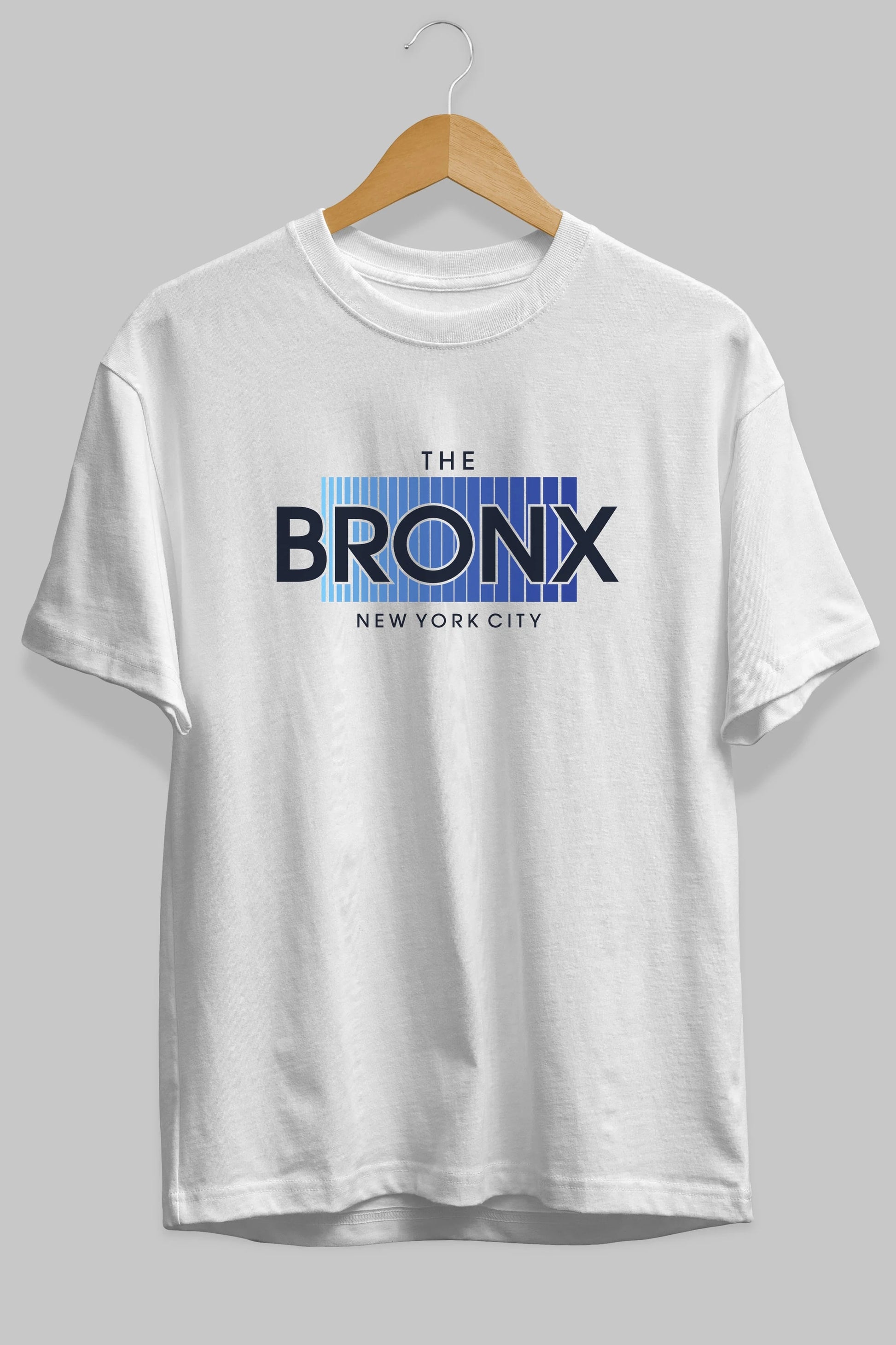 The Bronx Ön Baskılı Oversize t-shirt Erkek Kadın Unisex