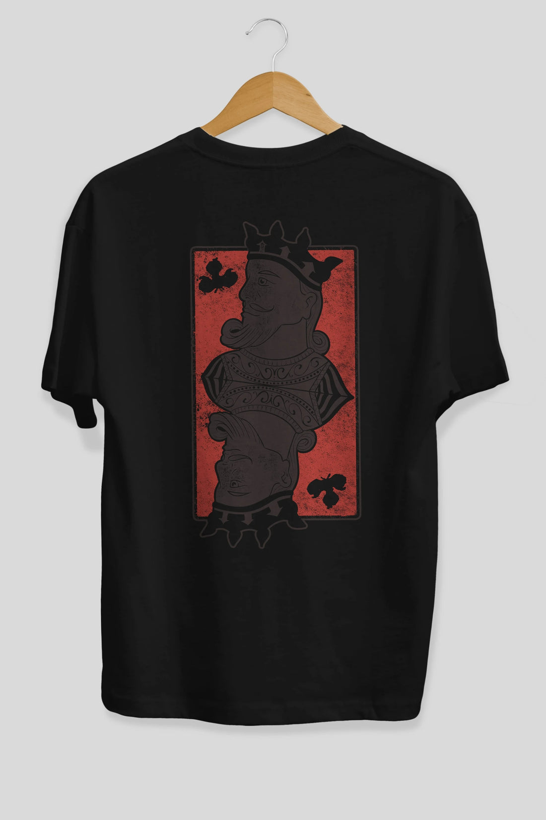 King Streetwear Arka Baskılı Oversize t-shirt Erkek Kadın Unisex