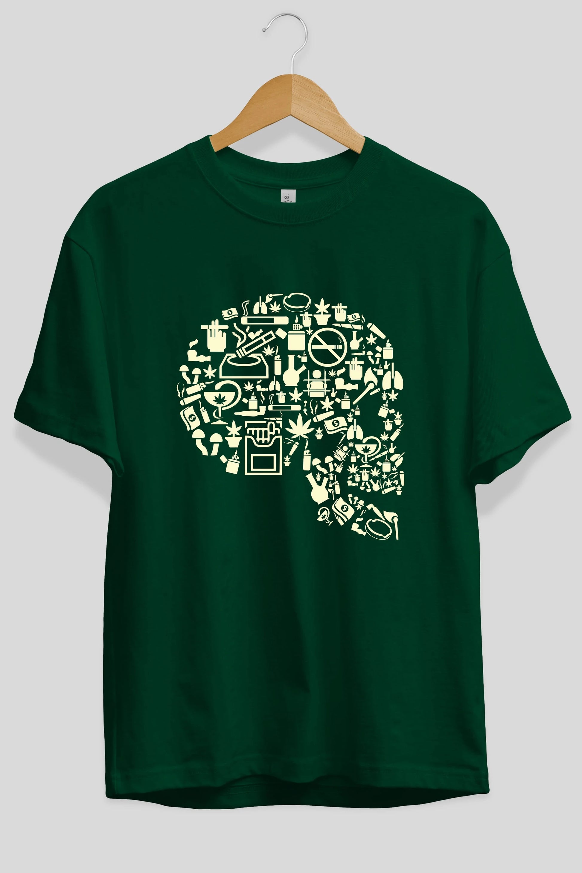 Smoking Kills Ön Baskılı Oversize t-shirt %100 pamuk Erkek Kadın Unisex