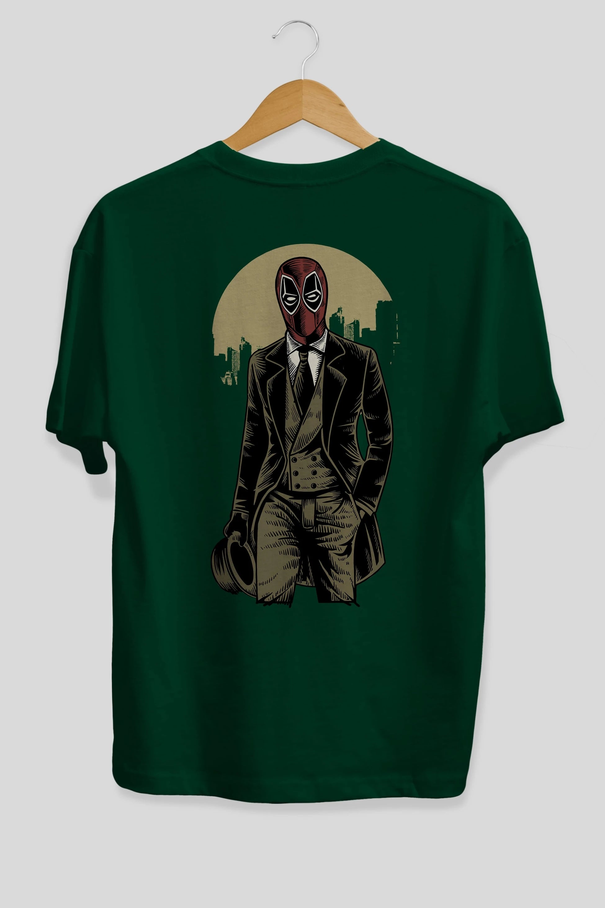Classic Mercenary Arka Baskılı Oversize t-shirt Erkek Kadın Unisex %100 Pamuk