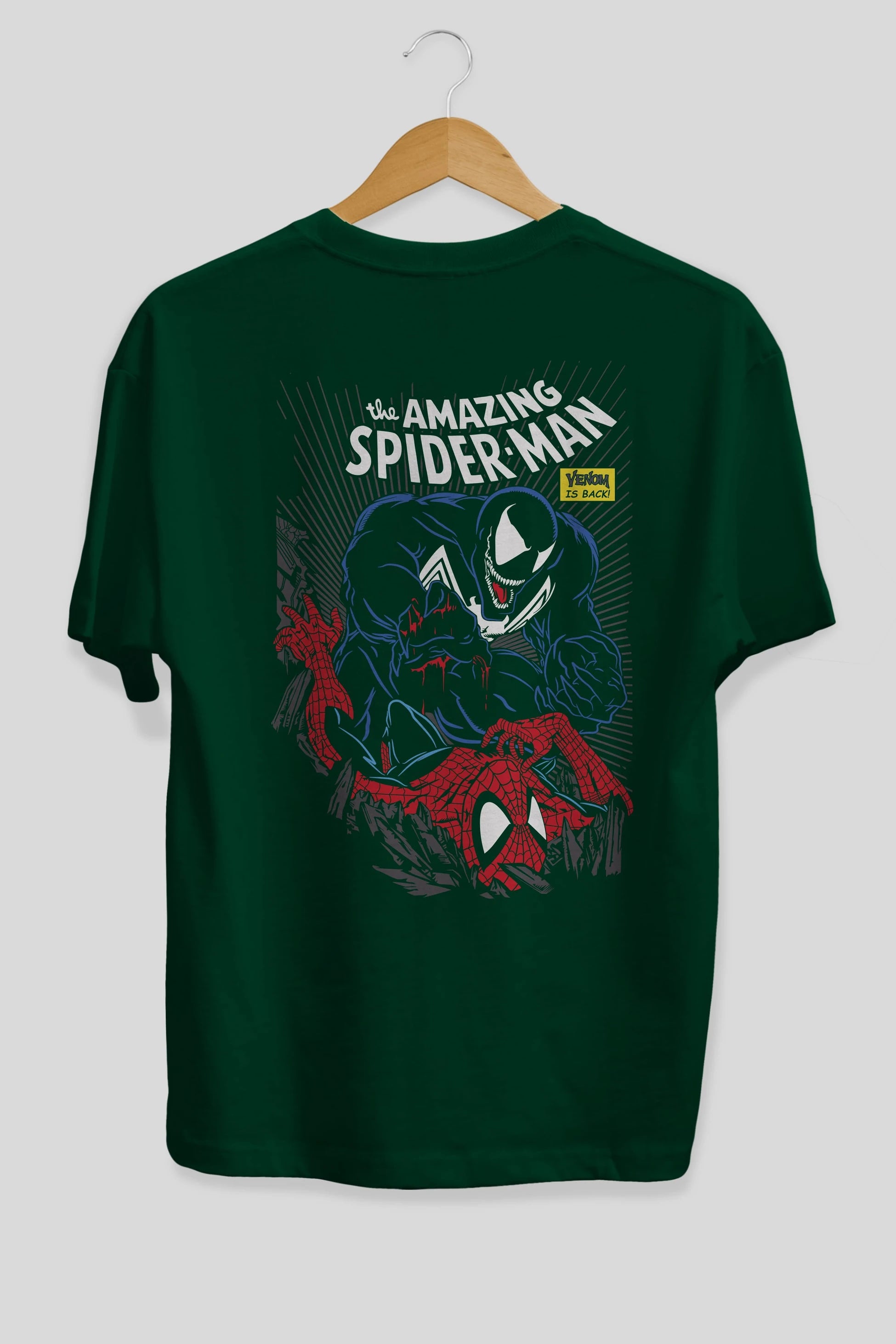 Venom (19) Arka Baskılı Oversize t-shirt Erkek Kadın Unisex %100 Pamuk Bisiklet Yaka tişort