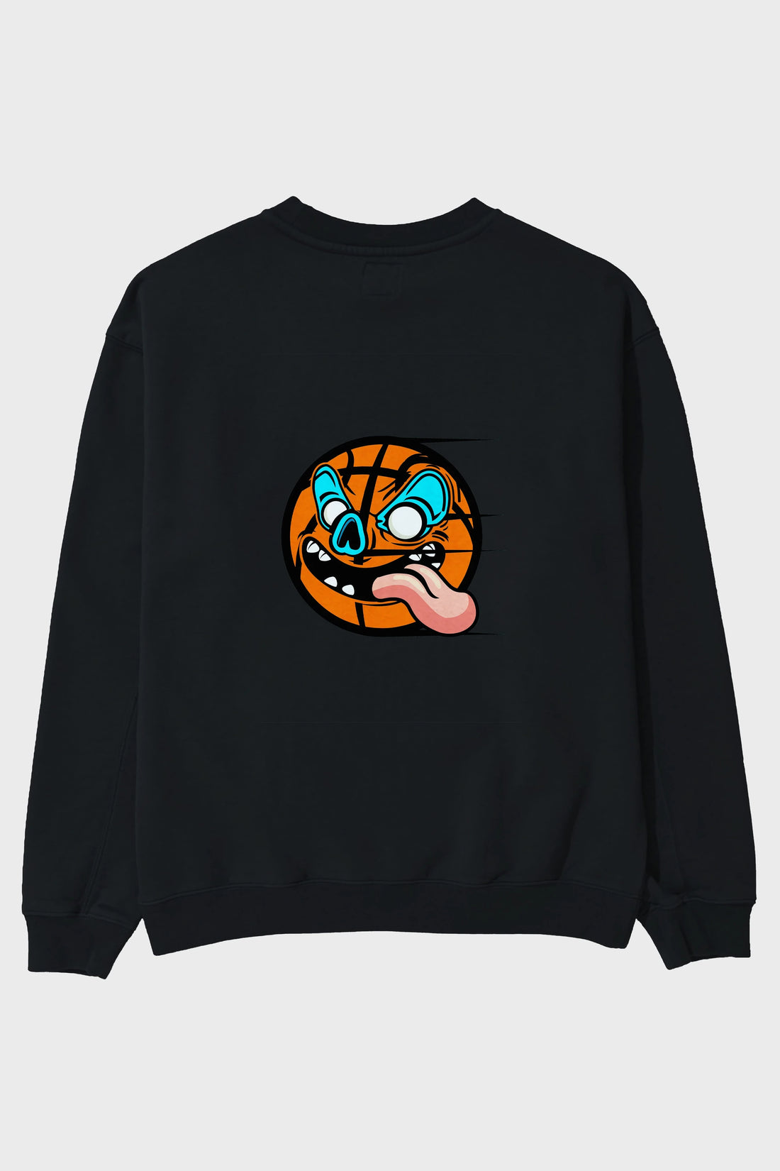 Basketball Arka Baskılı Oversize Sweatshirt Erkek Kadın Unisex
