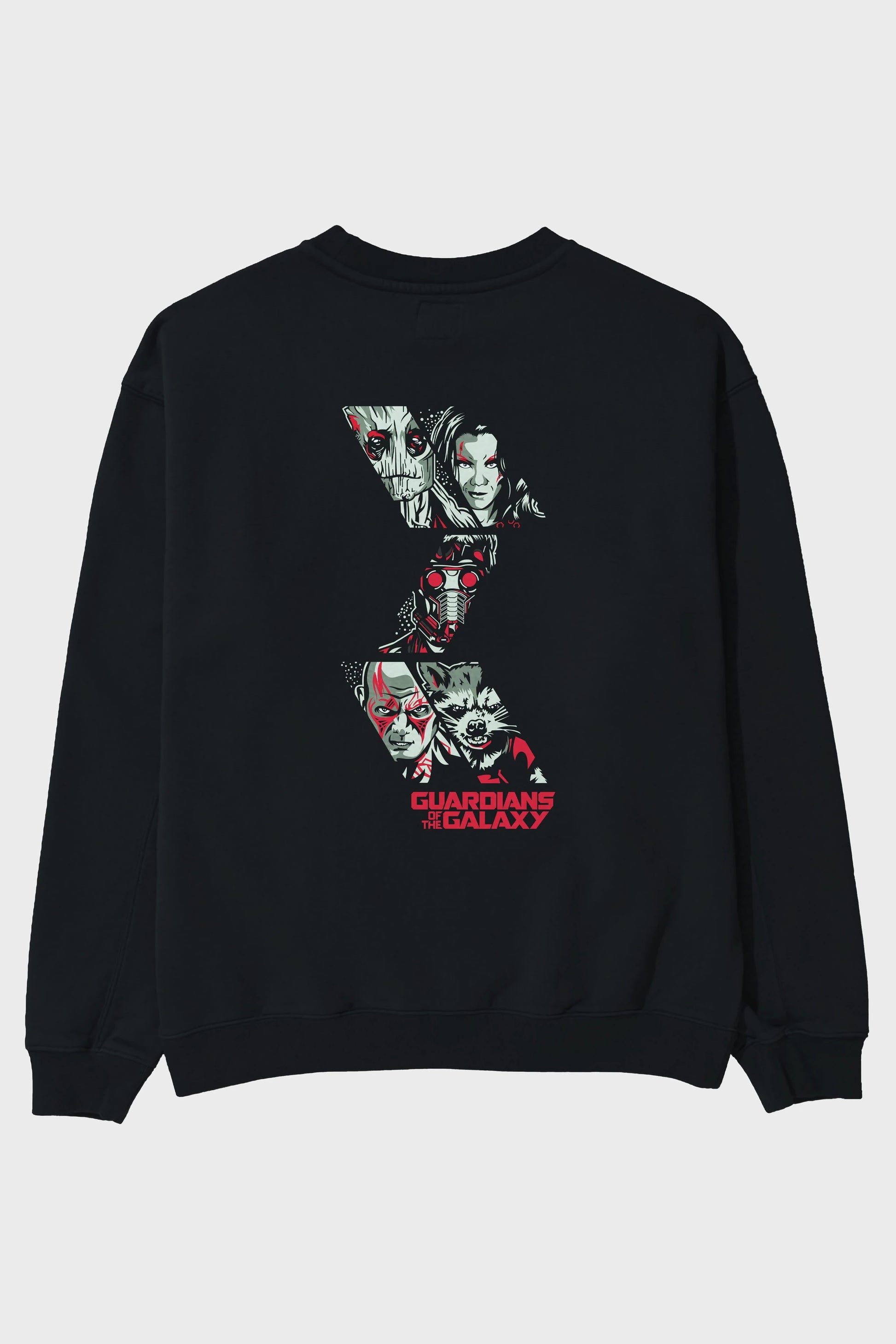 Guardians of The Galaxy 1 Arka Baskılı Oversize Sweatshirt Erkek Kadın Unisex