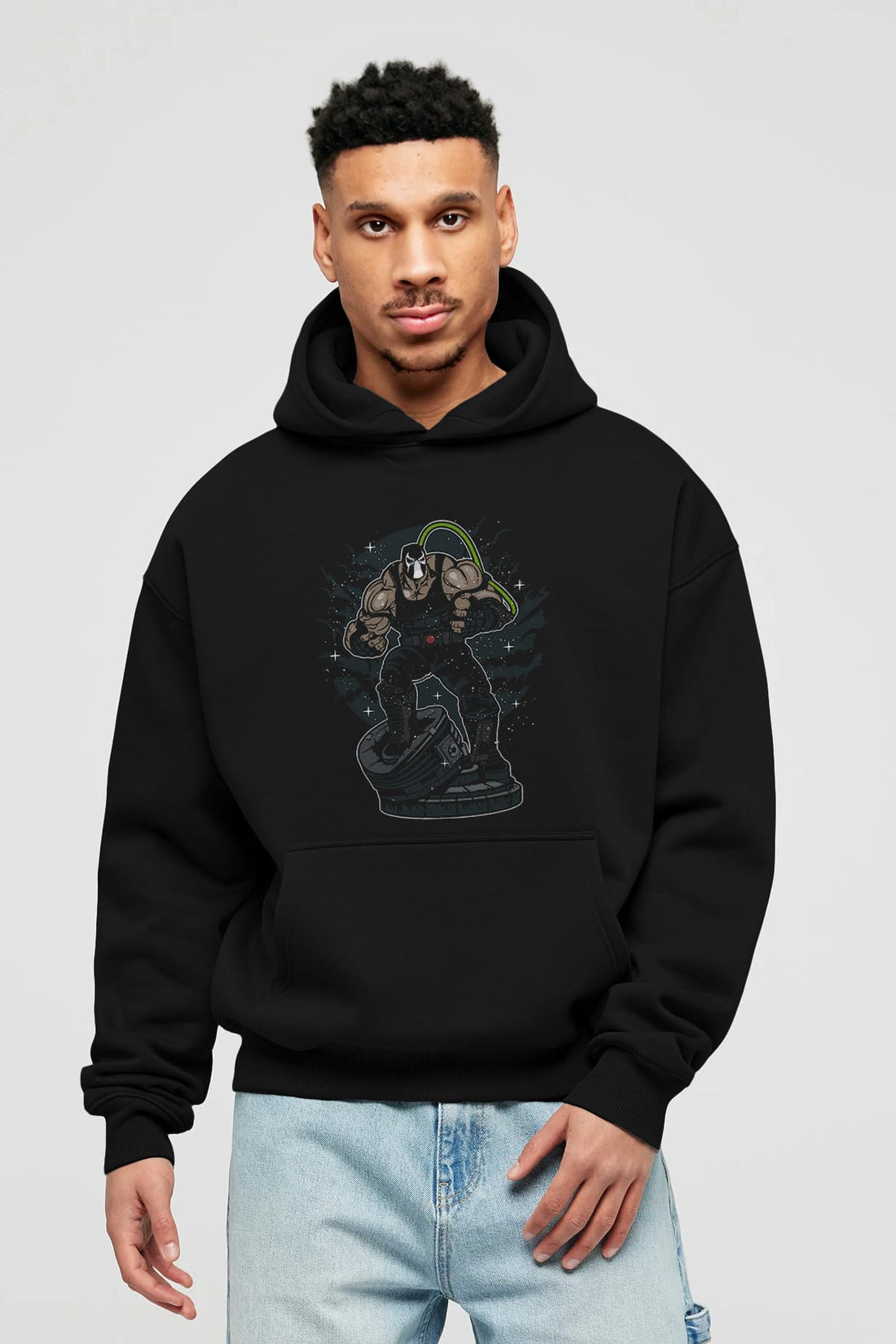 Bane (2) Ön Baskılı Hoodie Oversize Kapüşonlu Sweatshirt Erkek Kadın Unisex
