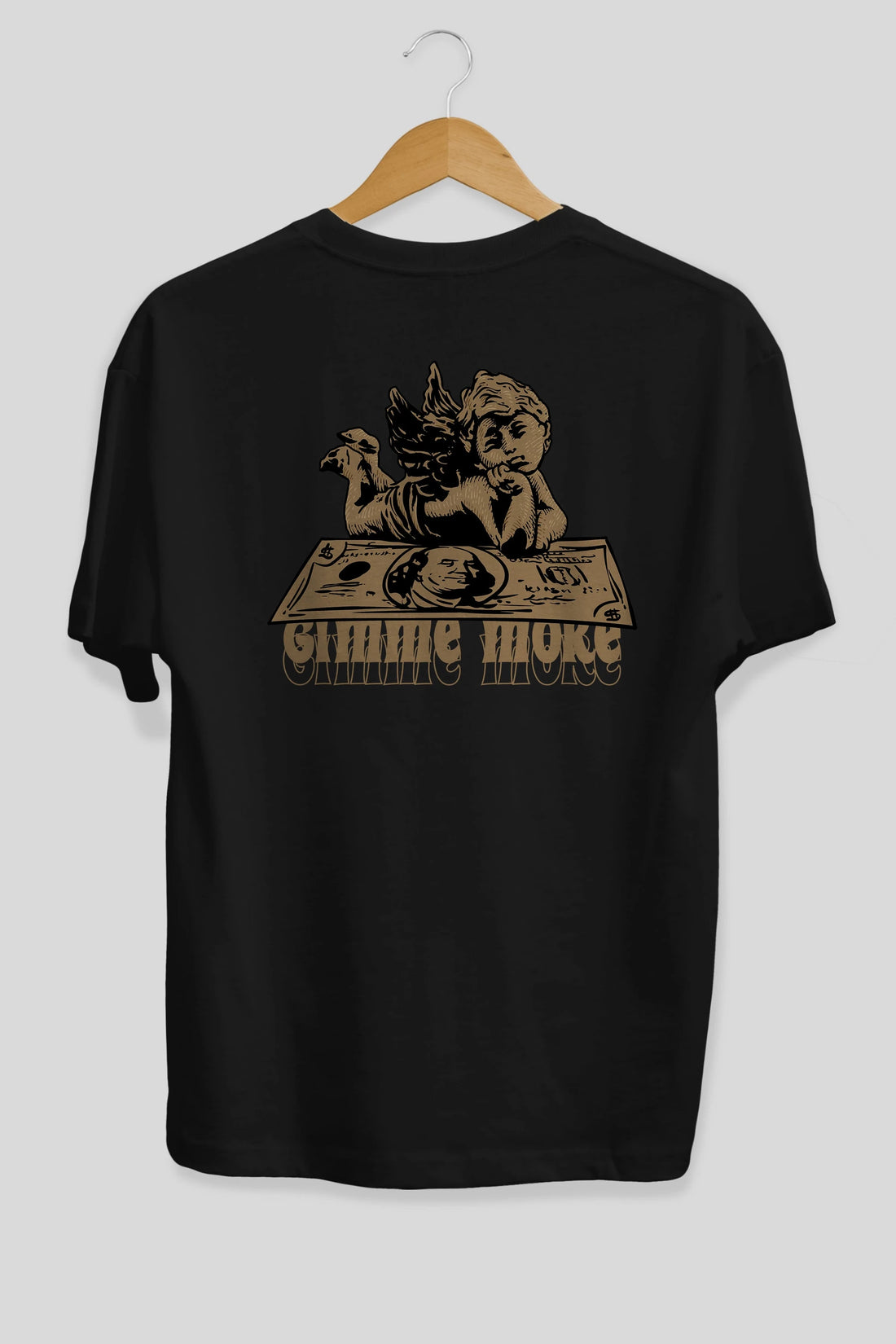 Gimme More Arka Baskılı Oversize t-shirt Erkek Kadın Unisex