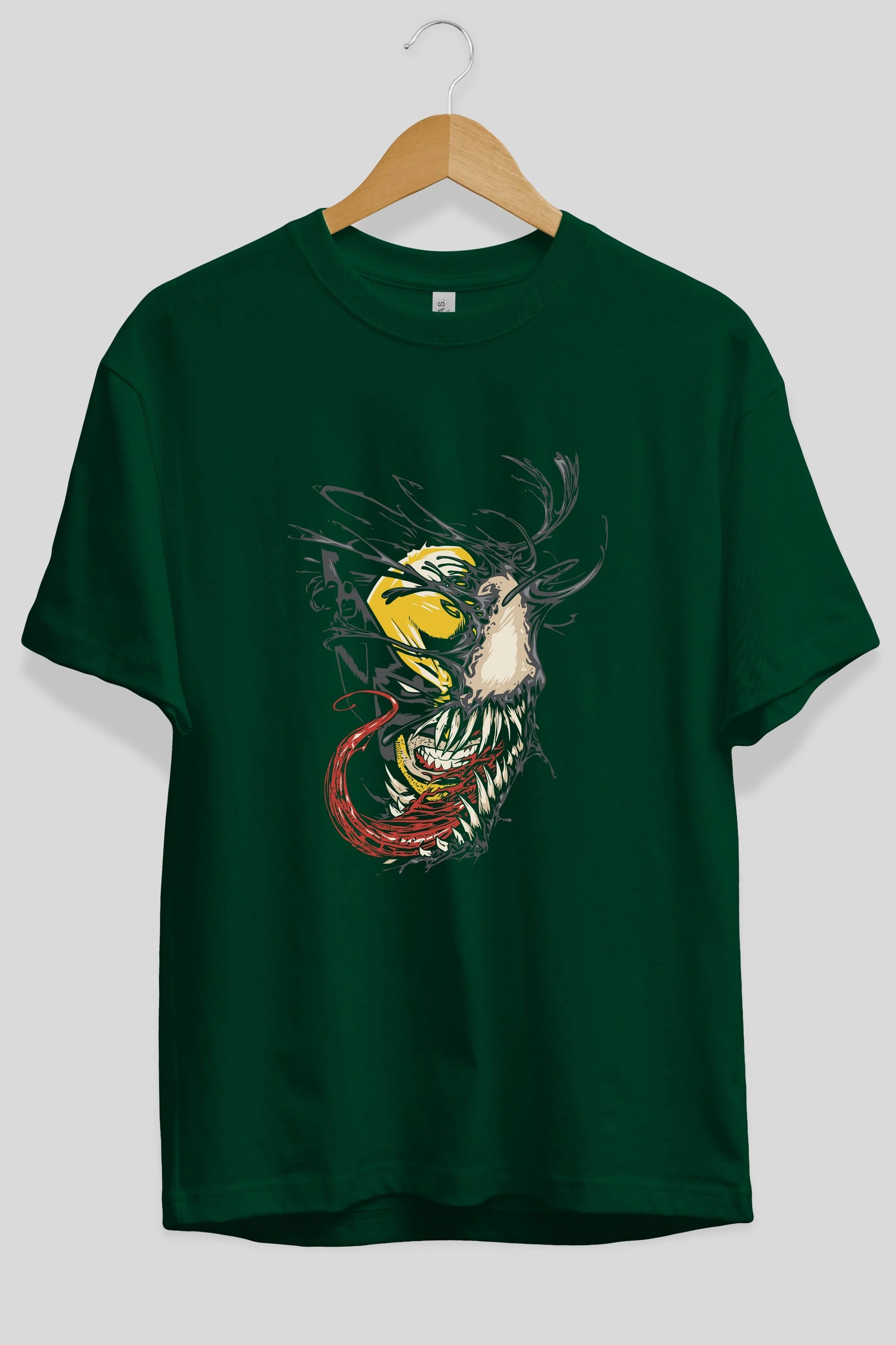 Venom (4) Ön Baskılı Oversize t-shirt Erkek Kadın Unisex %100 Pamuk Bisiklet Yaka tişort