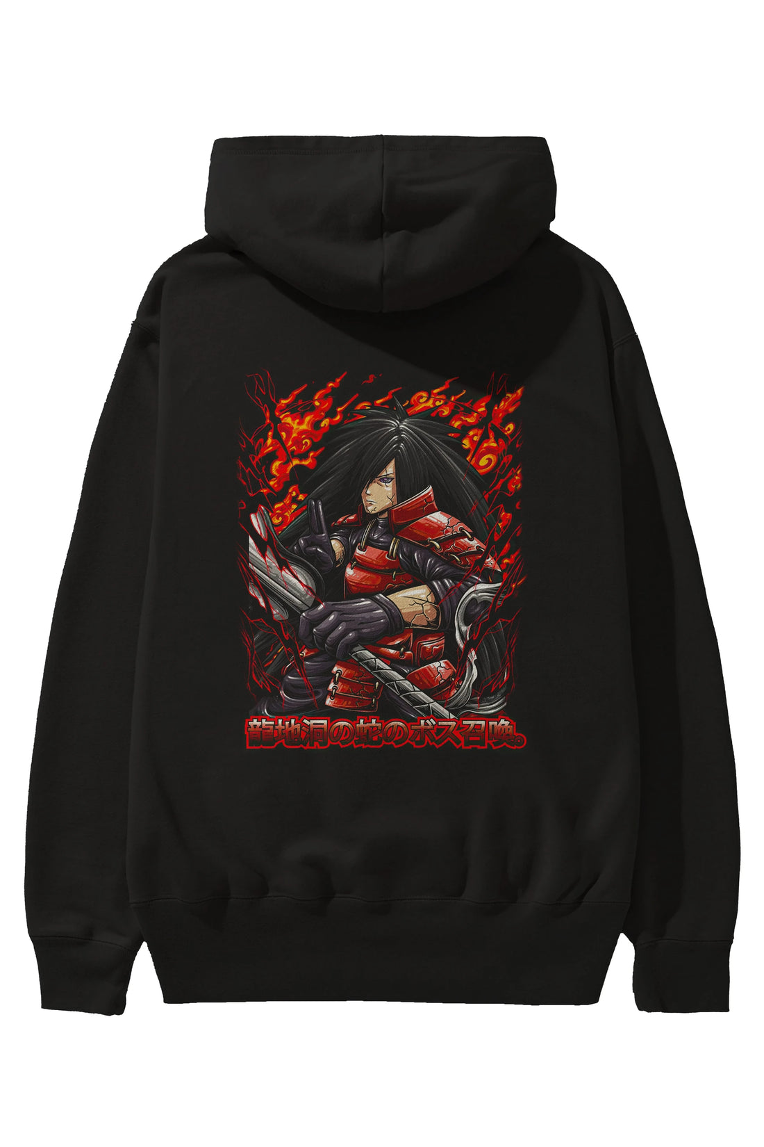 NARUTO (12) Anime Arka Baskılı Hoodie Oversize Kapüşonlu Sweatshirt Erkek Kadın Unisex