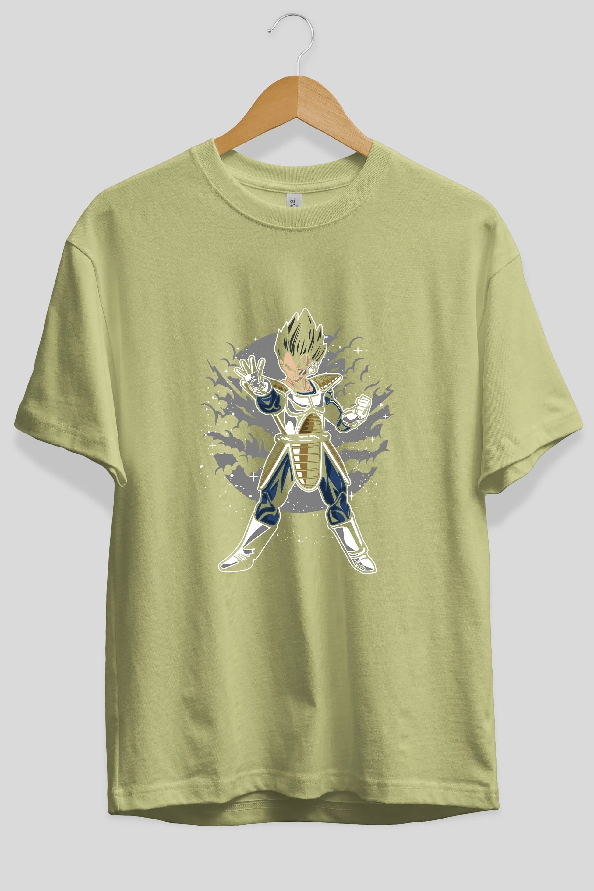 VEGETA Ön Baskılı Oversize t-shirt Erkek Kadın Unisex %100 Pamuk tişort