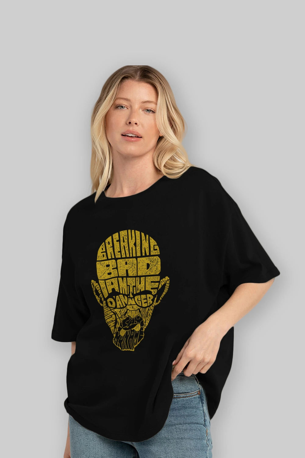 Breaking Bad Ön Baskılı Oversize t-shirt %100 pamuk Erkek Kadın Unisex