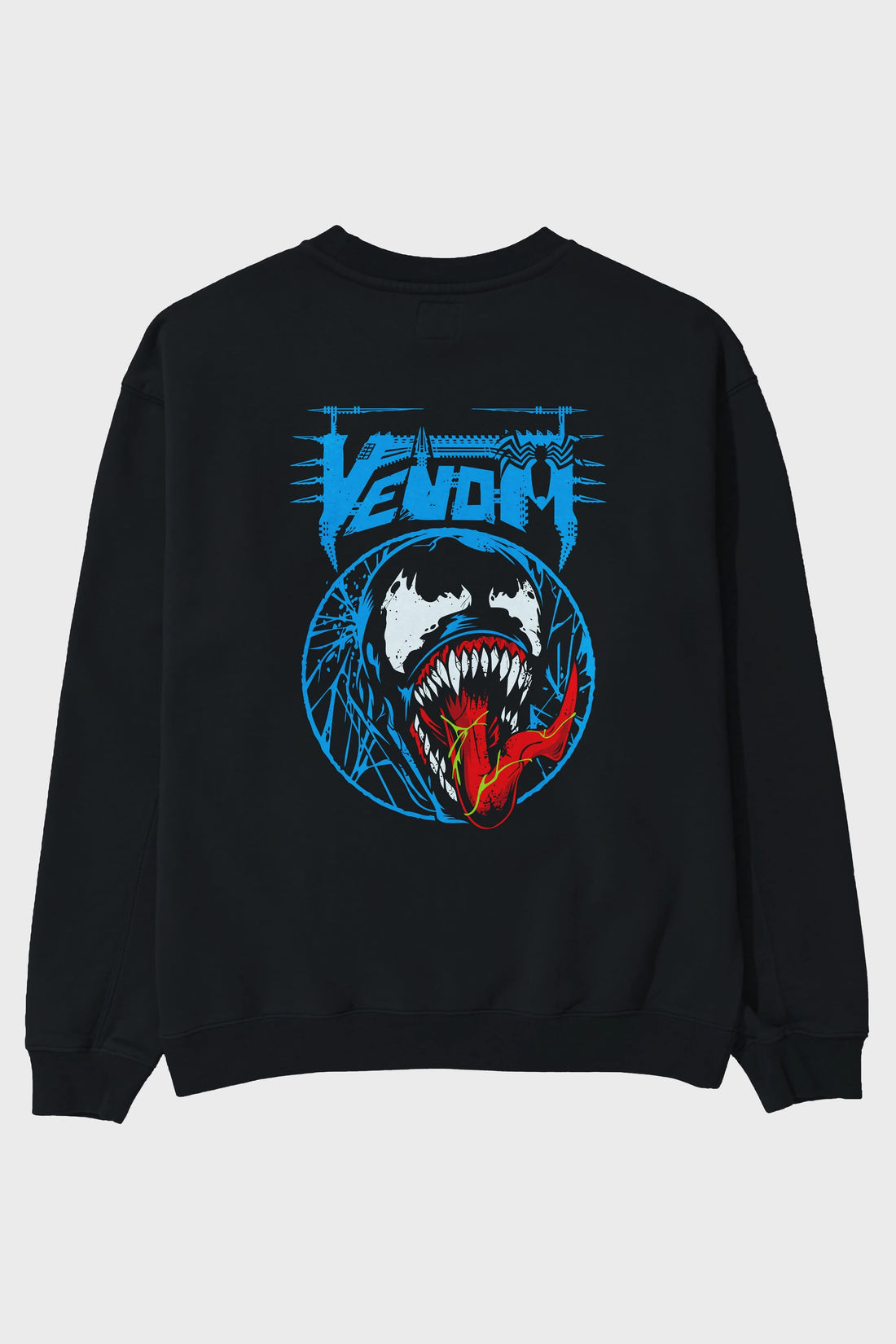 Venom (23) Arka Baskılı Oversize Sweatshirt Erkek Kadın Unisex
