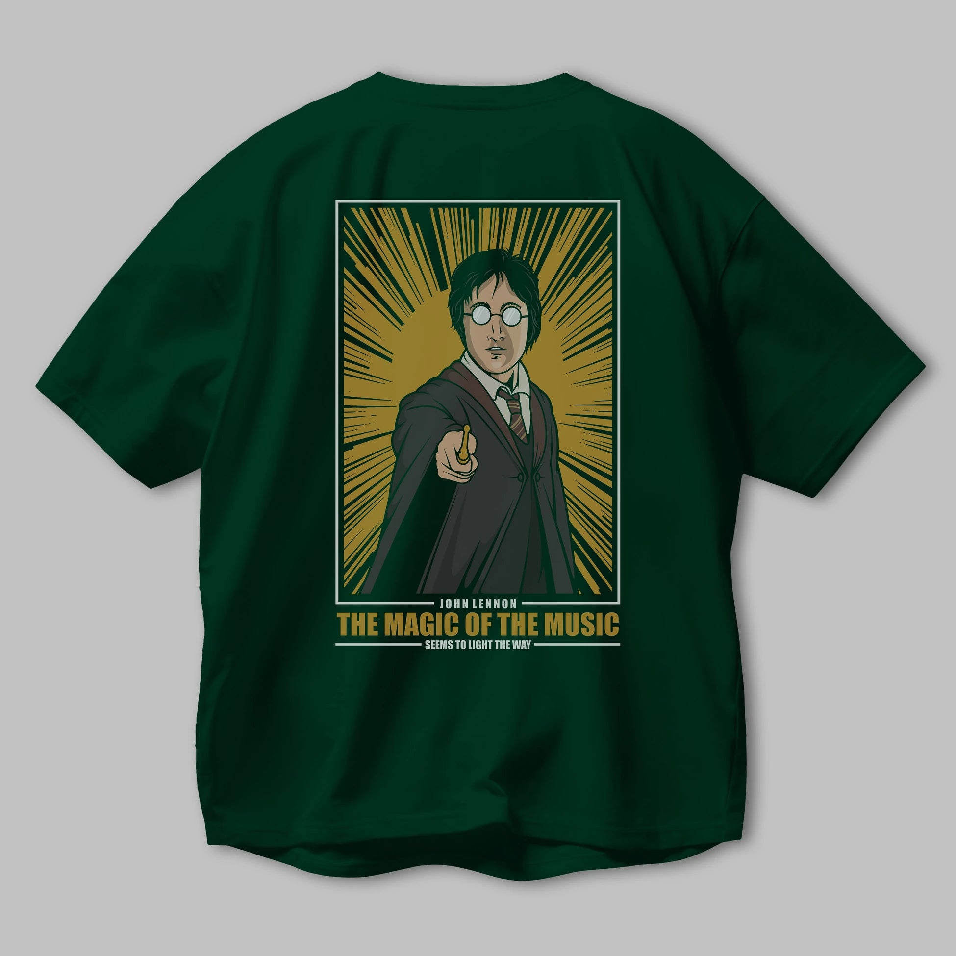 John Potter Arka Baskılı Oversize t-shirt Erkek Kadın Unisex %100 Pamuk tişort