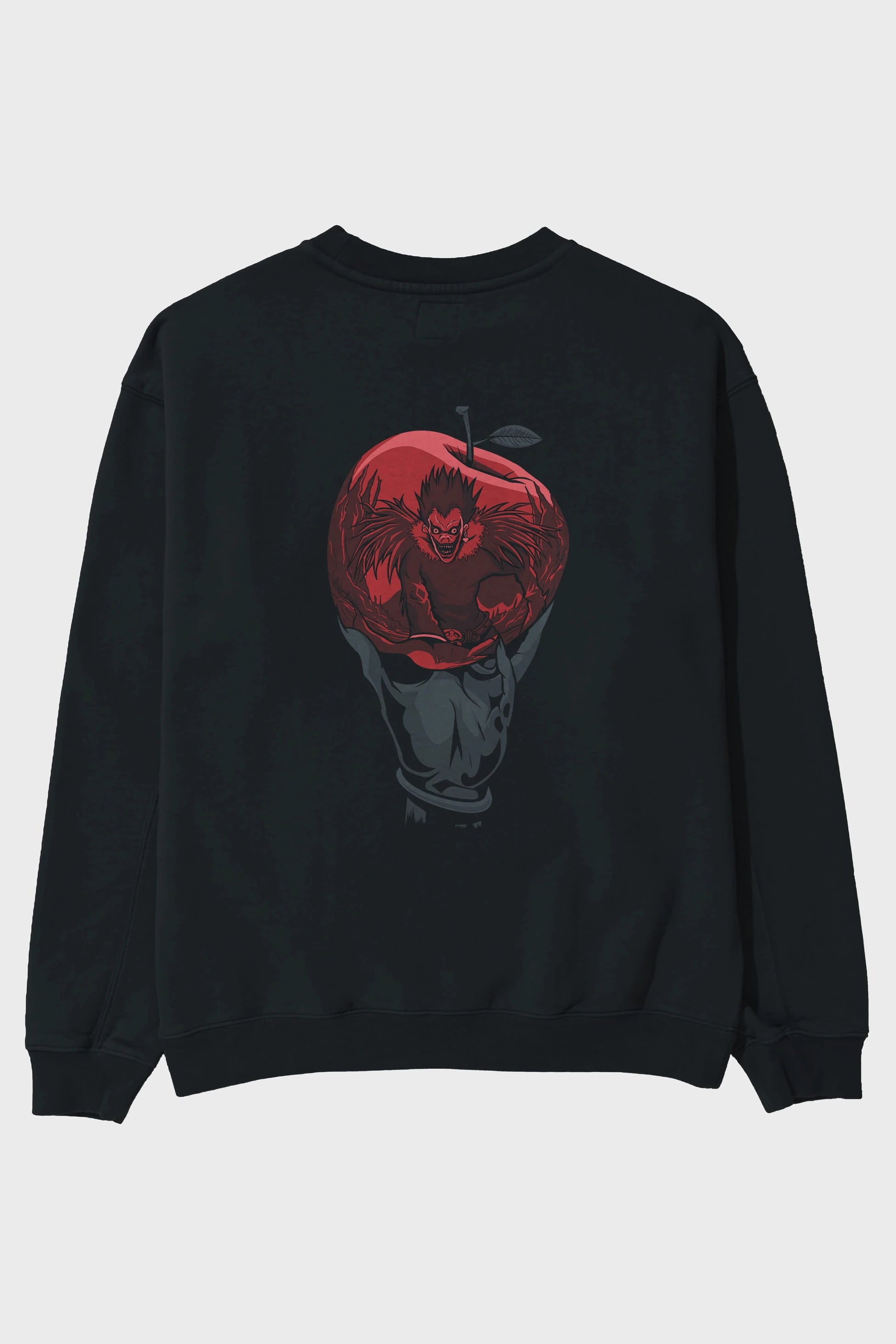 DEATH NOTE -RYUK Anime Arka Baskılı Oversize Sweatshirt Erkek Kadın Unisex