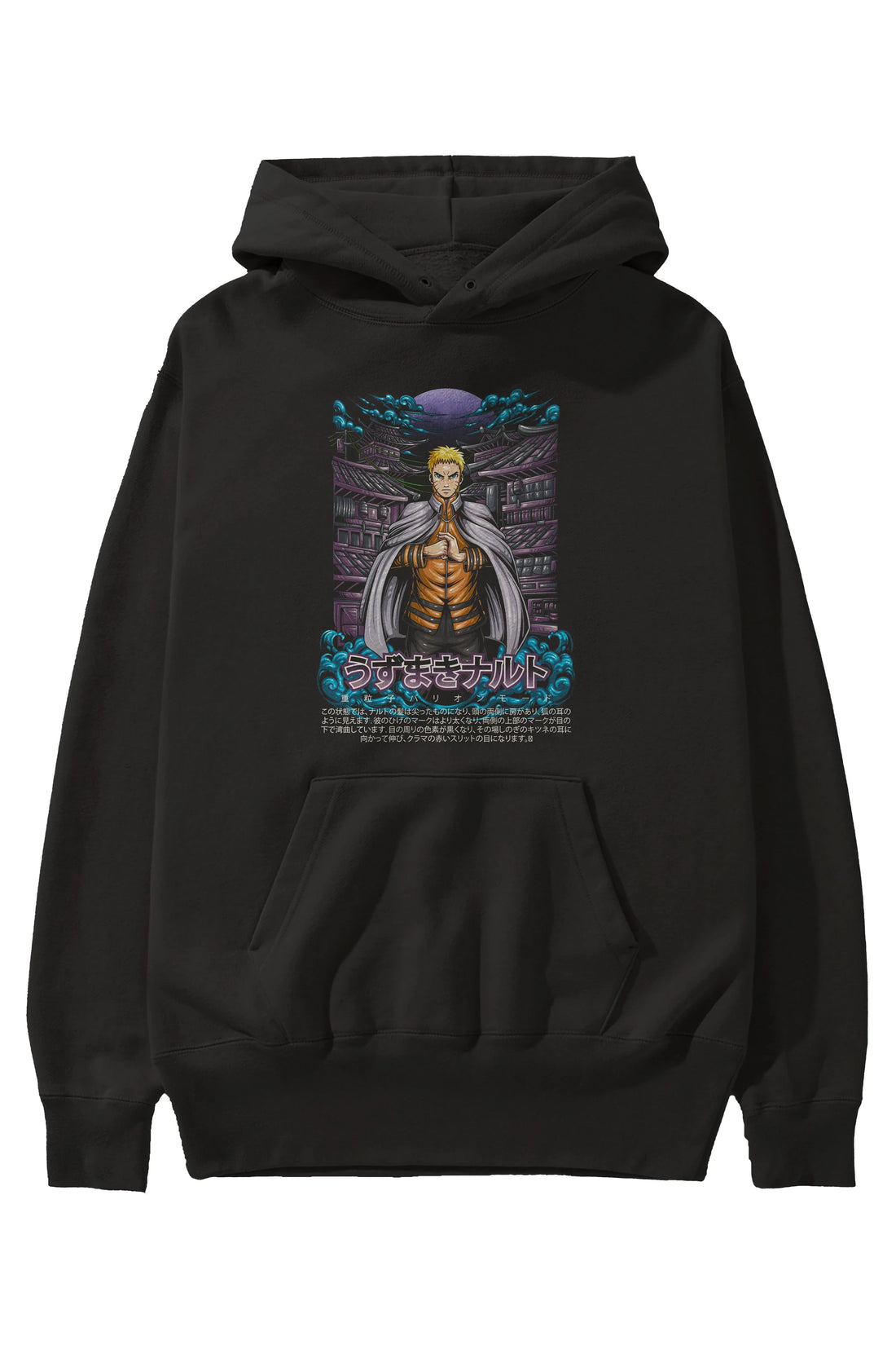 NARUTO (8) Anime Ön Baskılı Hoodie Oversize Kapüşonlu Sweatshirt Erkek Kadın Unisex