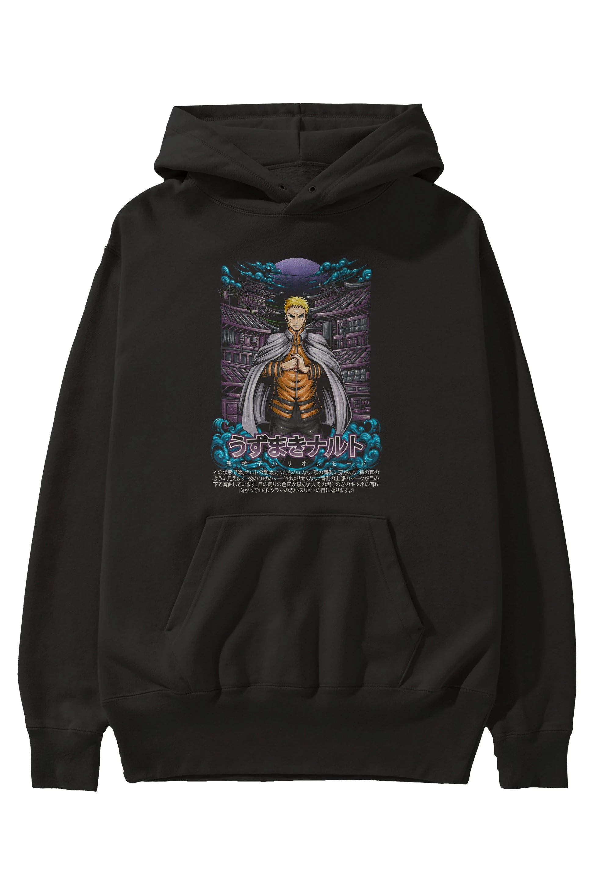 NARUTO (8) Anime Ön Baskılı Hoodie Oversize Kapüşonlu Sweatshirt Erkek Kadın Unisex