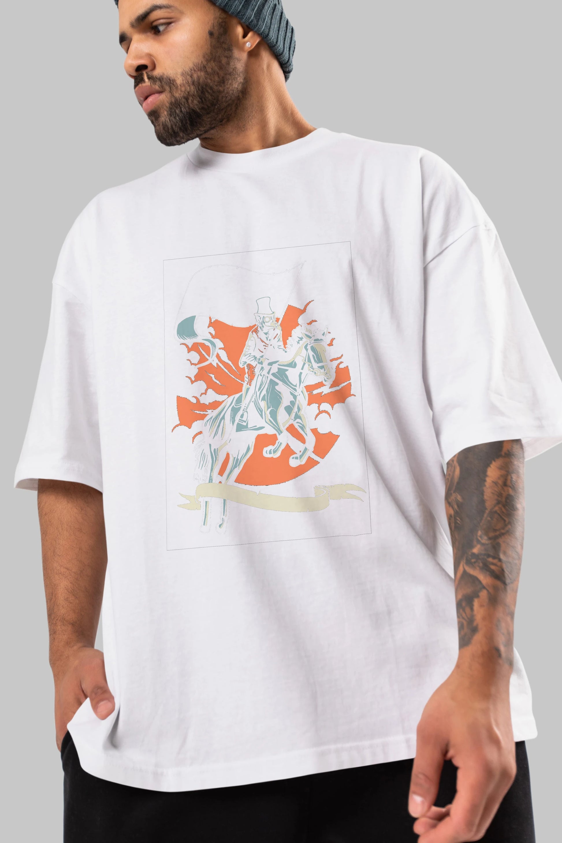 Plague Doctor Ön Baskılı Oversize t-shirt Erkek Kadın Unisex %100 Pamuk tişort