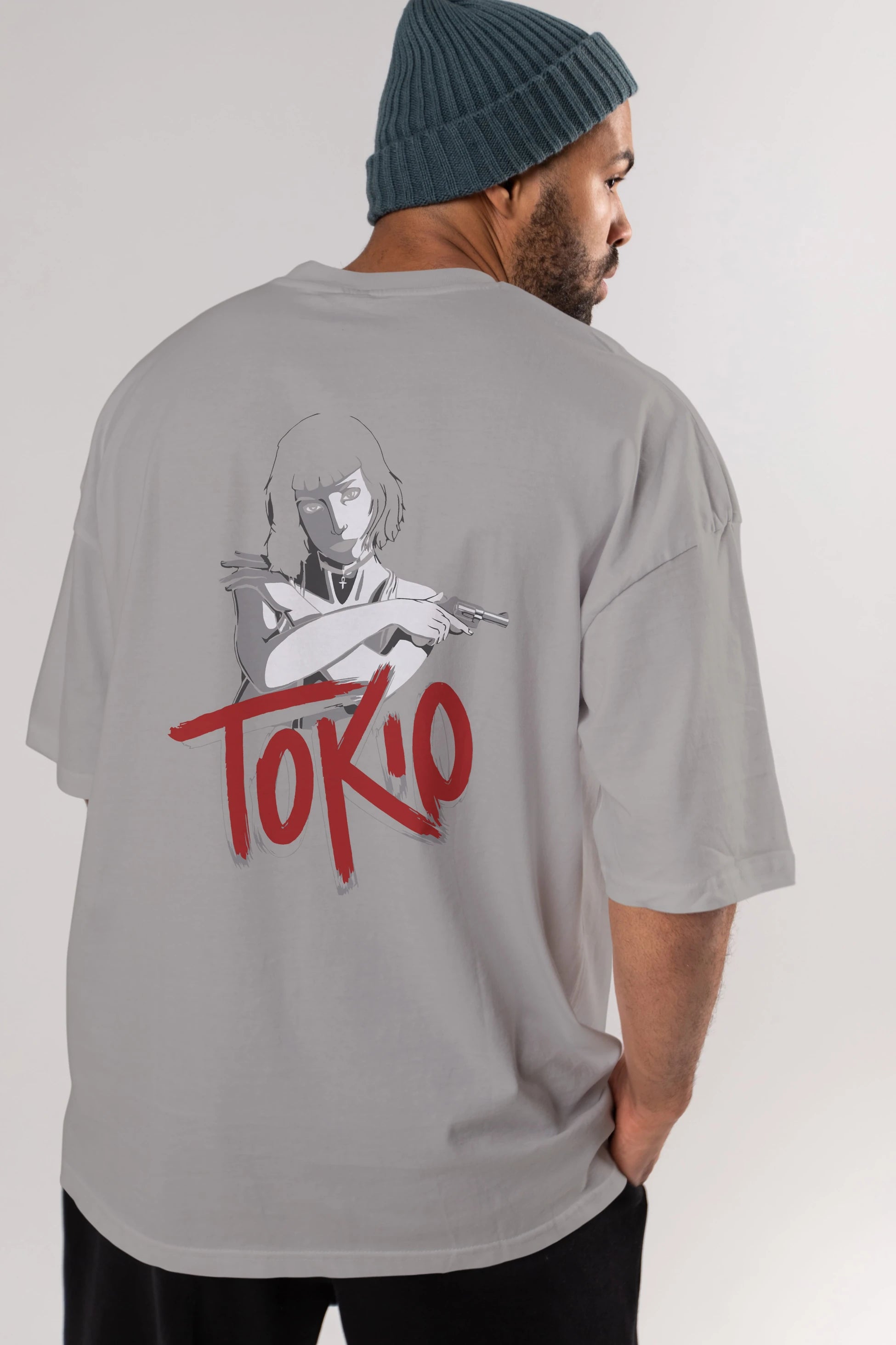 La Casa De Papel (10) Arka Baskılı Oversize t-shirt Erkek Kadın Unisex %100 Pamuk Bisiklet Yaka tişort