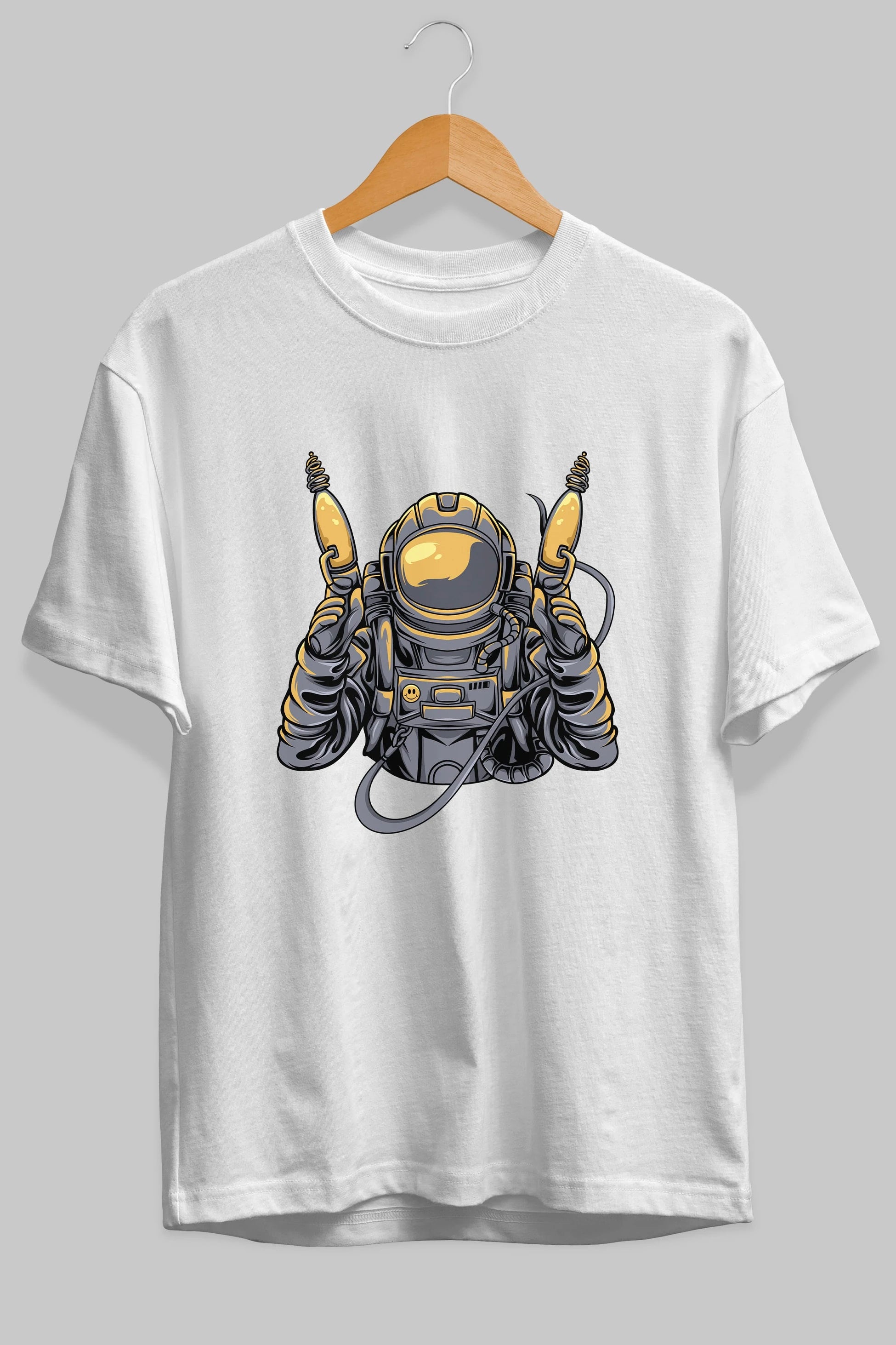Alien Hunter Ön Baskılı Oversize t-shirt Erkek Kadın Unisex