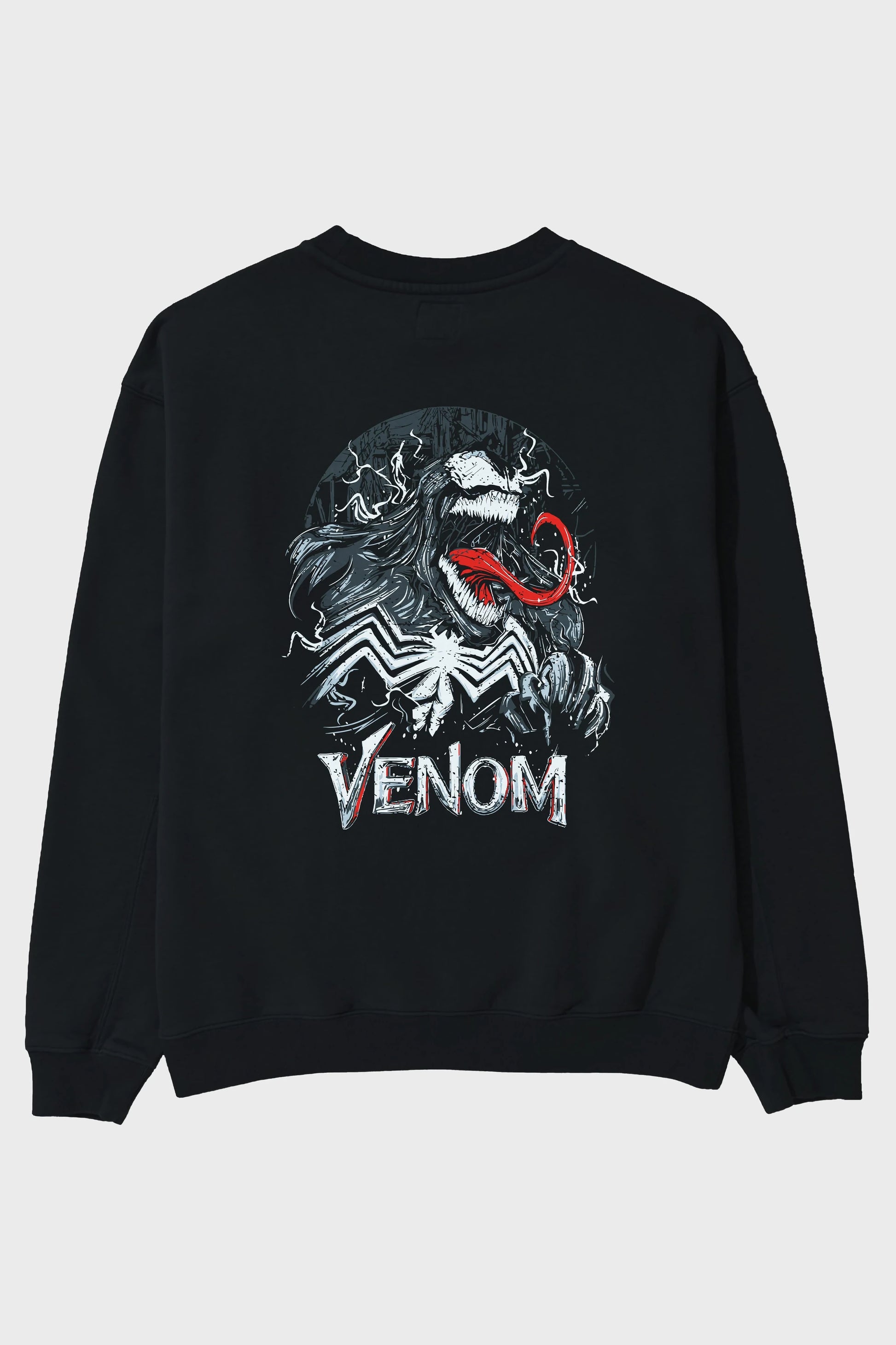 Venom (13) Arka Baskılı Oversize Sweatshirt Erkek Kadın Unisex