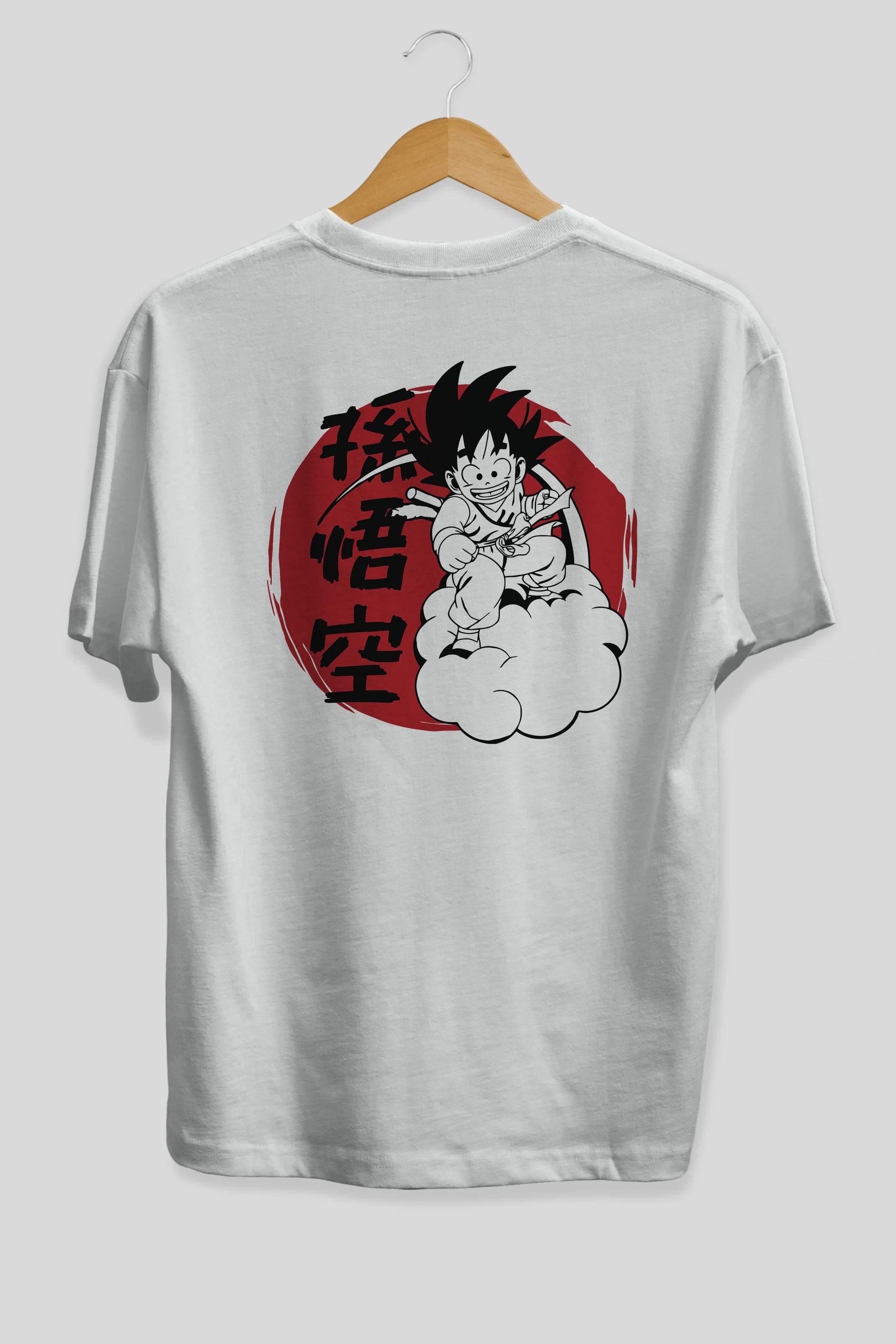 DRAGON BALL Anime Arka Baskılı Oversize t-shirt Erkek Kadın Unisex