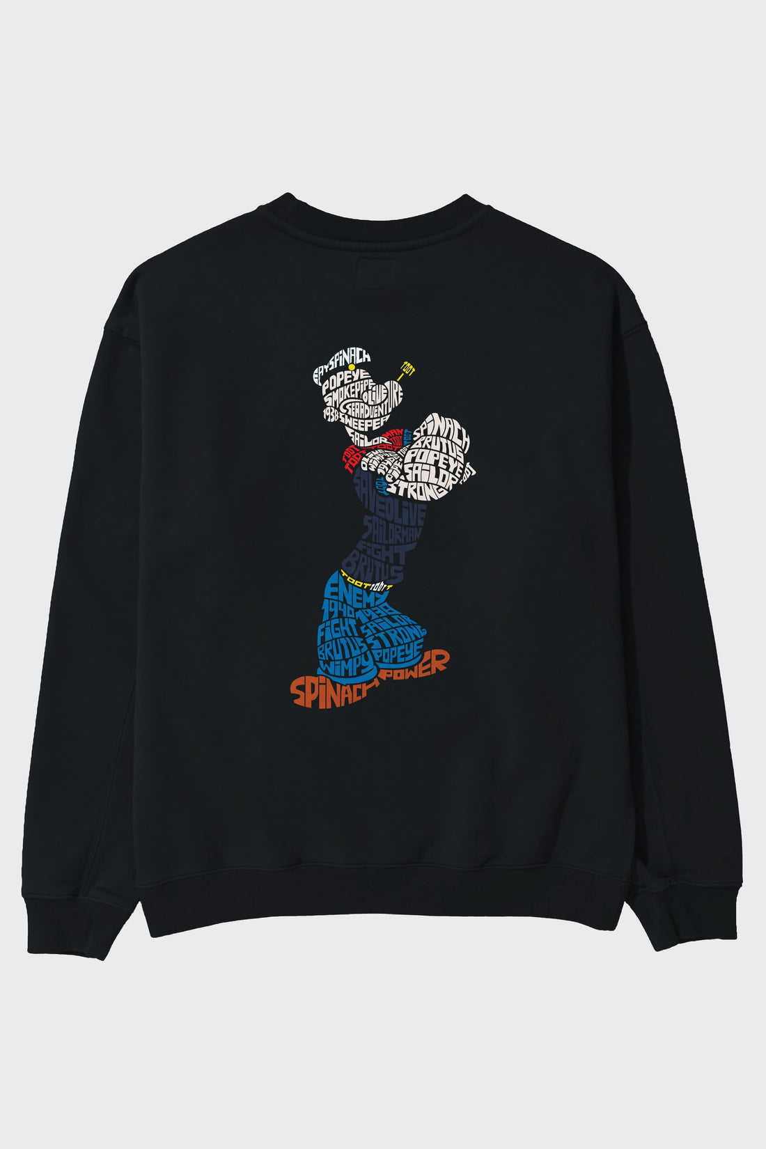 Sailorman Arka Baskılı Oversize Sweatshirt Erkek Kadın Unisex
