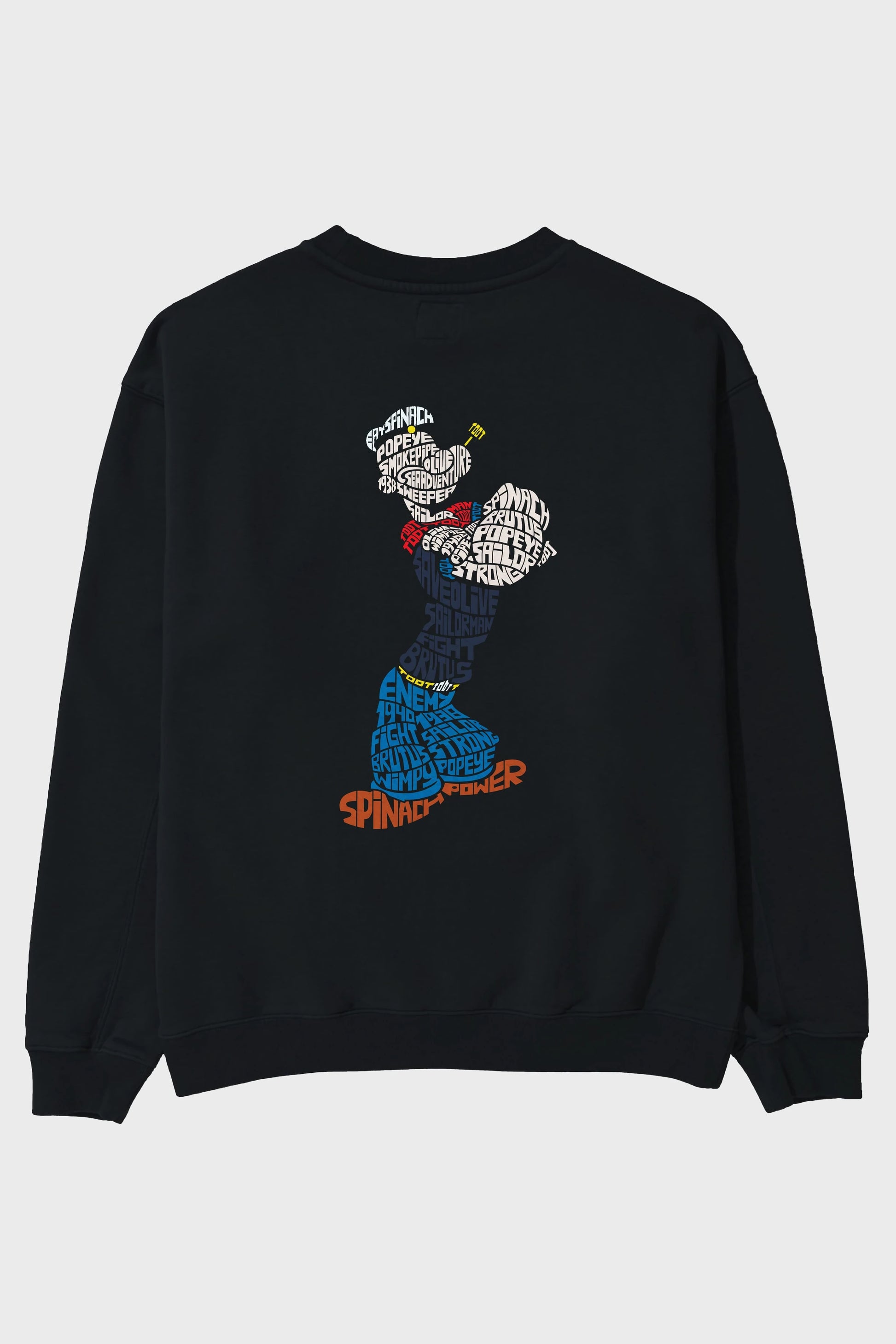 Sailorman Arka Baskılı Oversize Sweatshirt Erkek Kadın Unisex